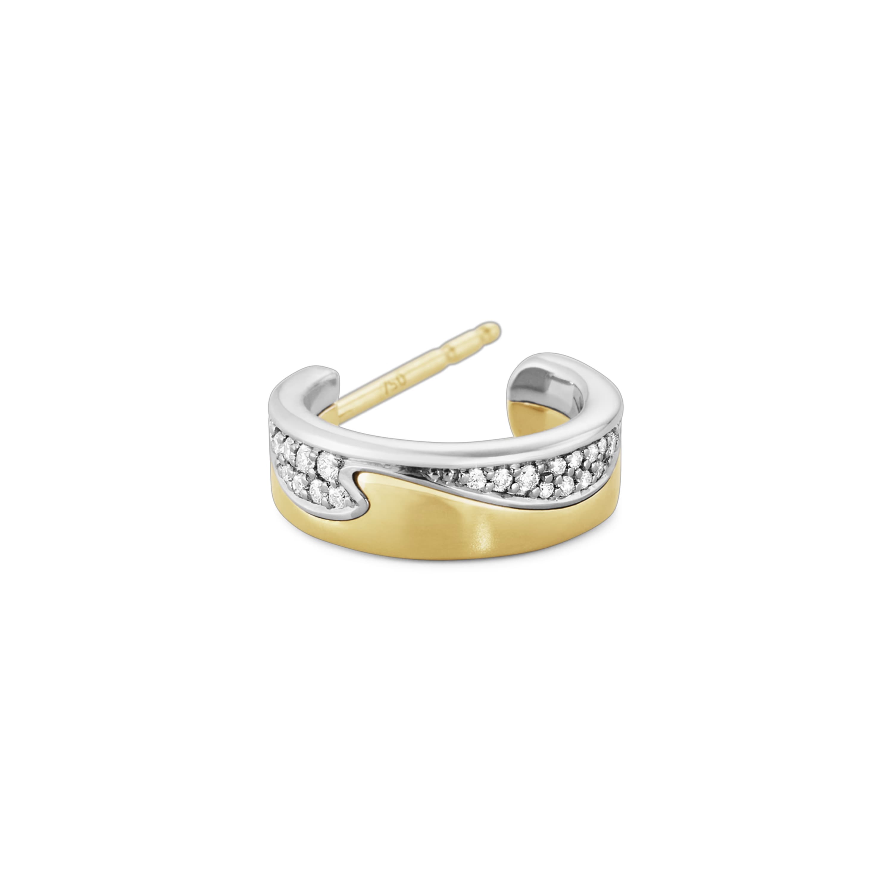 Øreringer, Fusion med diamanter 0,18 ct