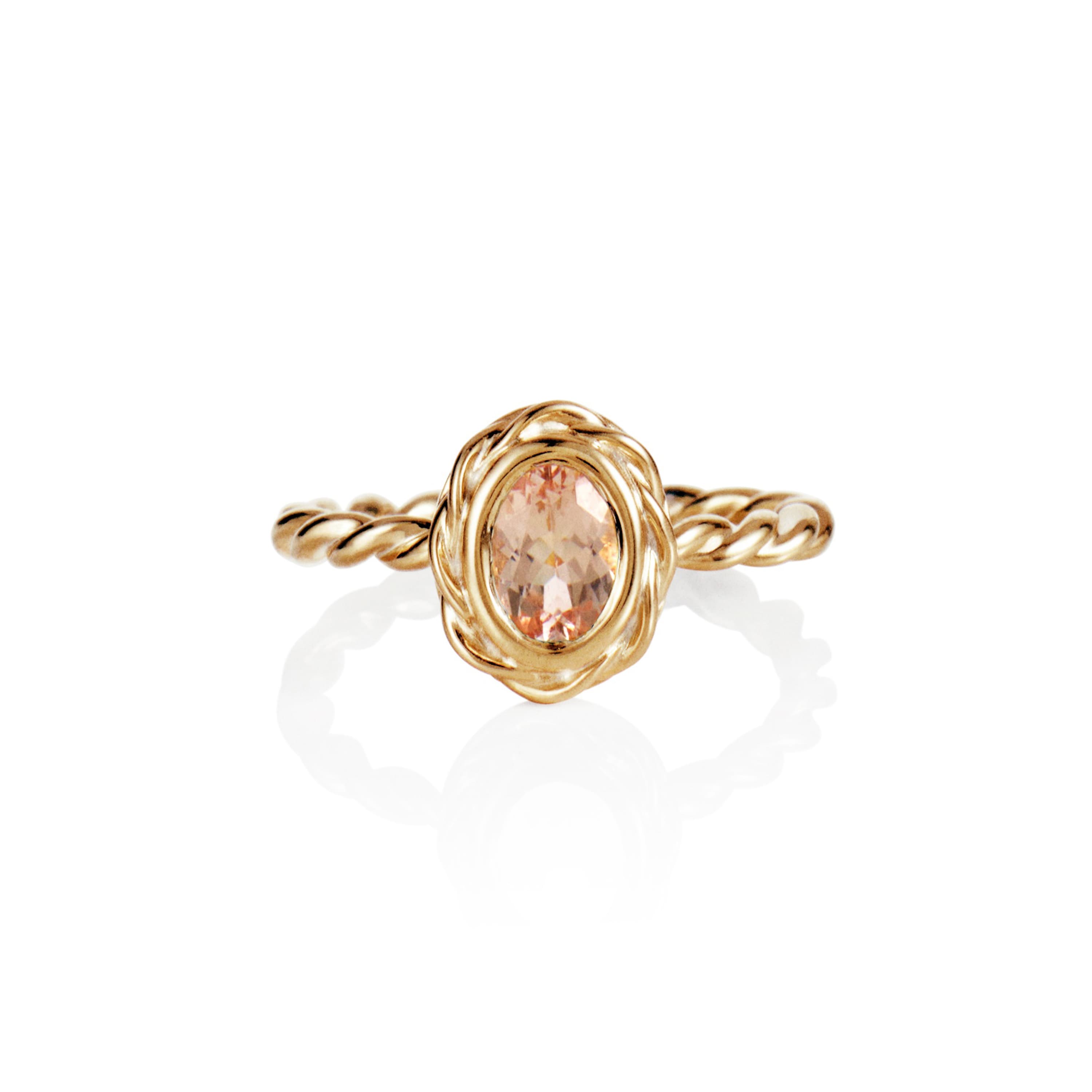 Ring, Wrapped Colour Morganitt