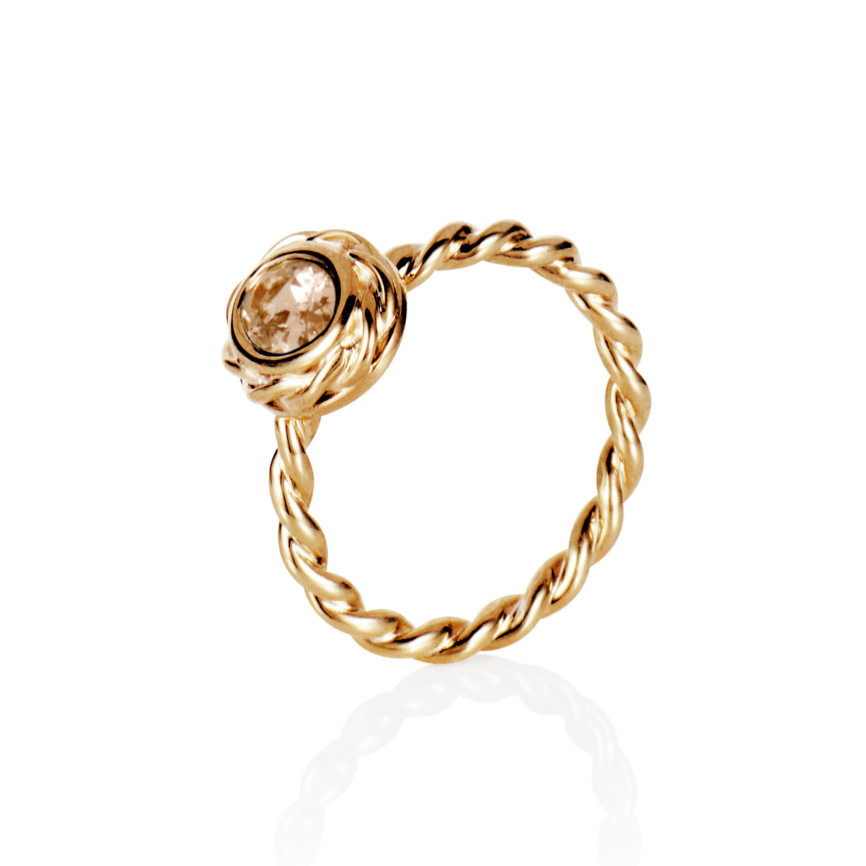 Ring, Wrapped Colour Morganitt