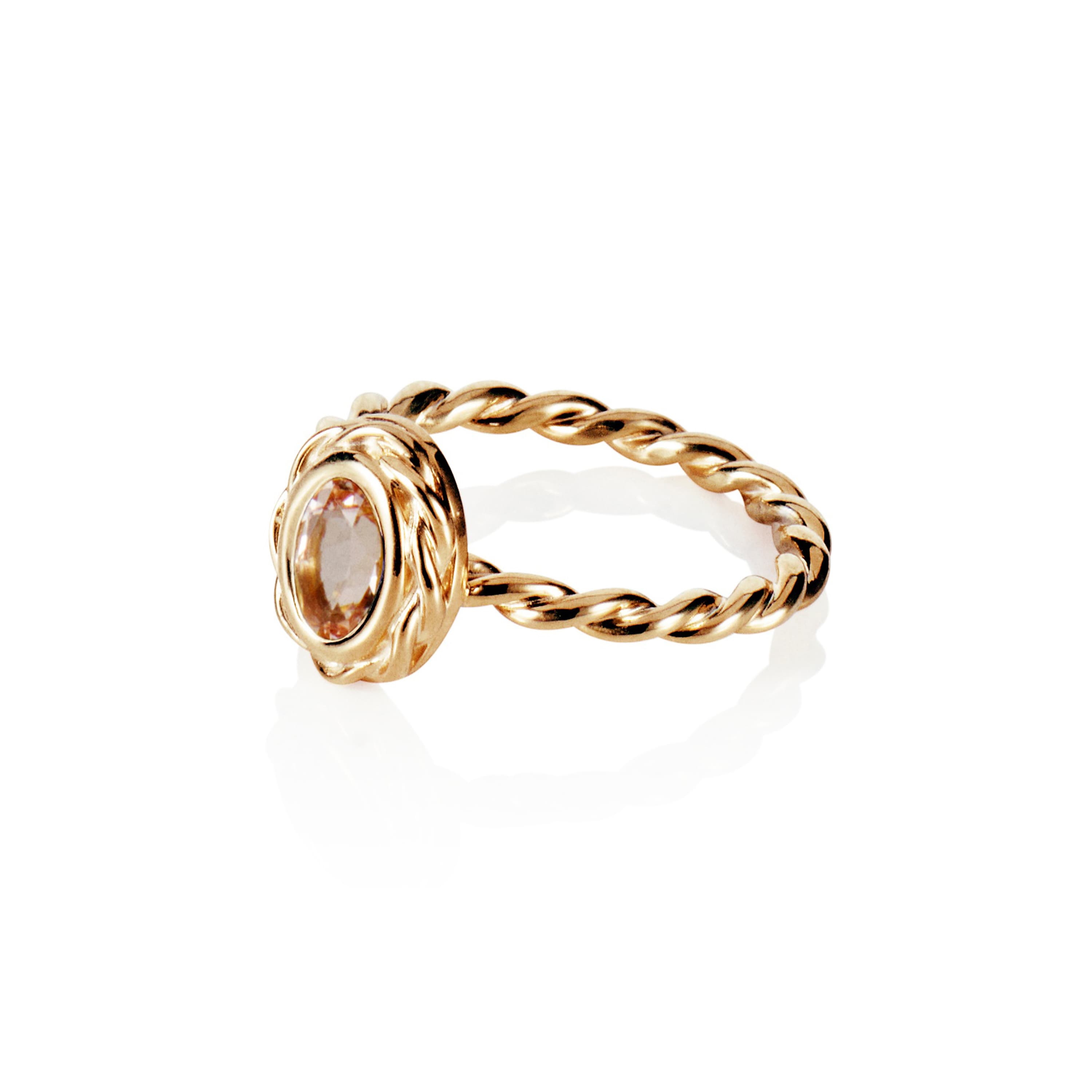 Ring, Wrapped Colour Morganitt