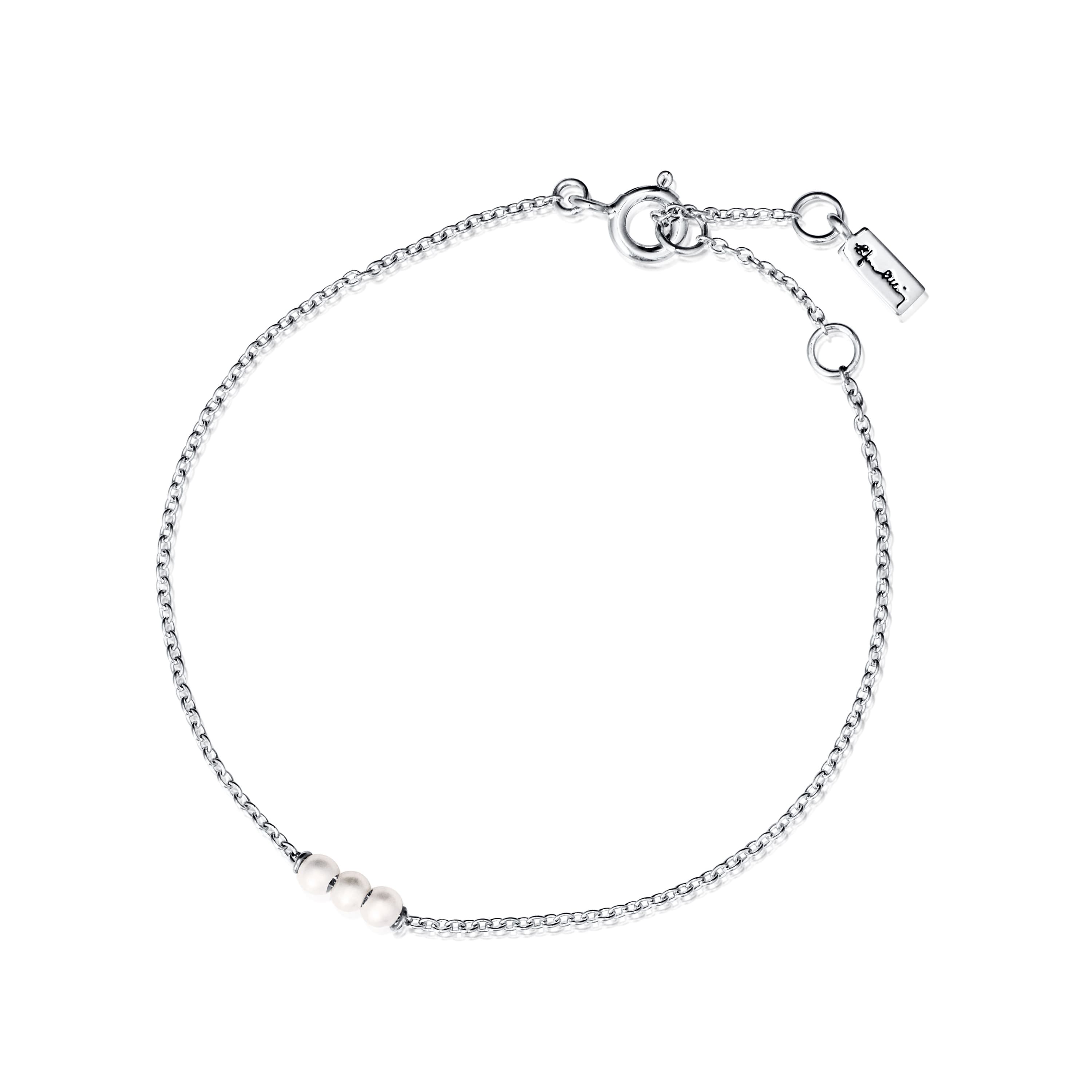 Armbånd, My Little Pearl sølv
