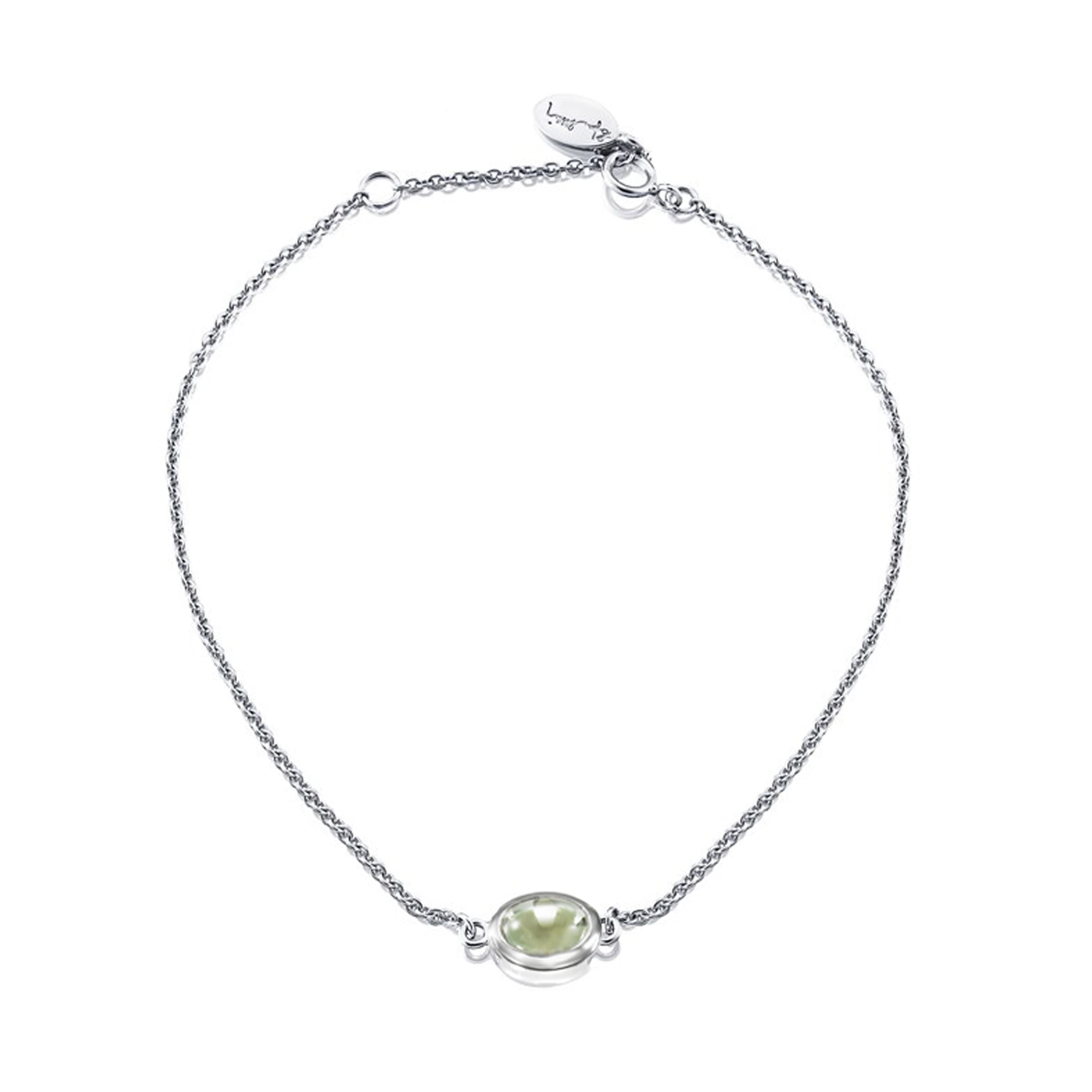 Armbånd, Love Bead - Grønn Kvarts
