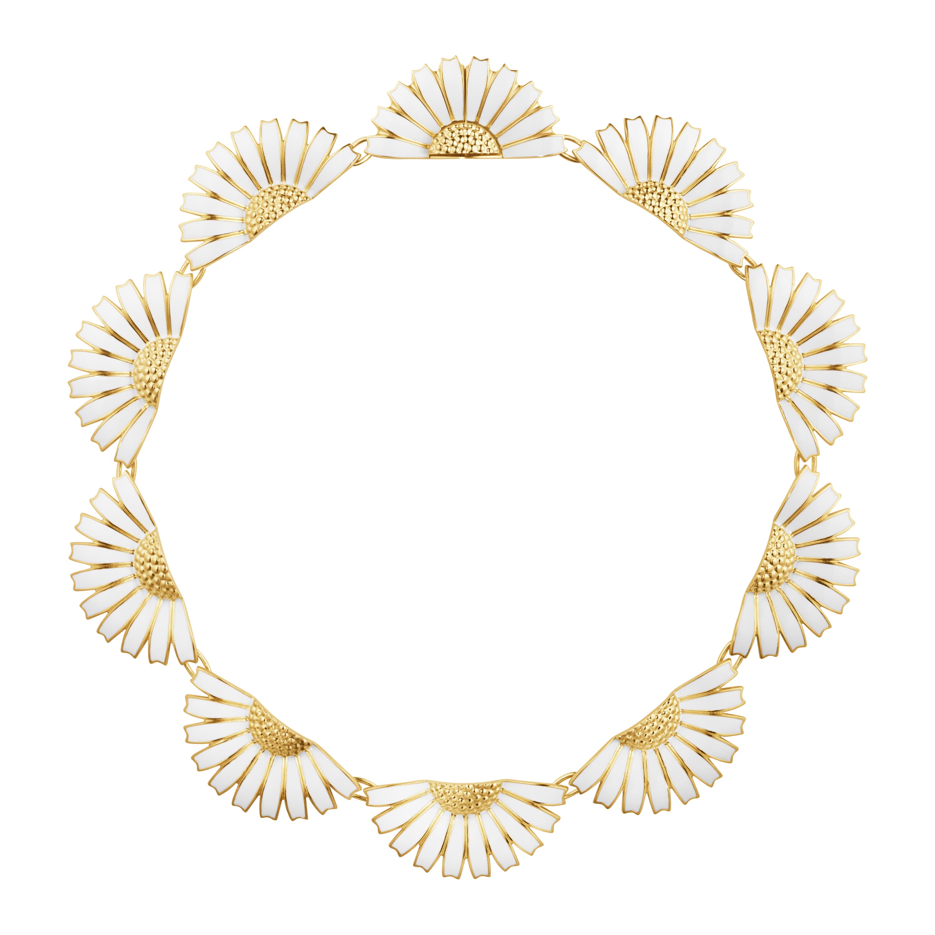 Kjede, Daisy Statement Collier forgylt sølv