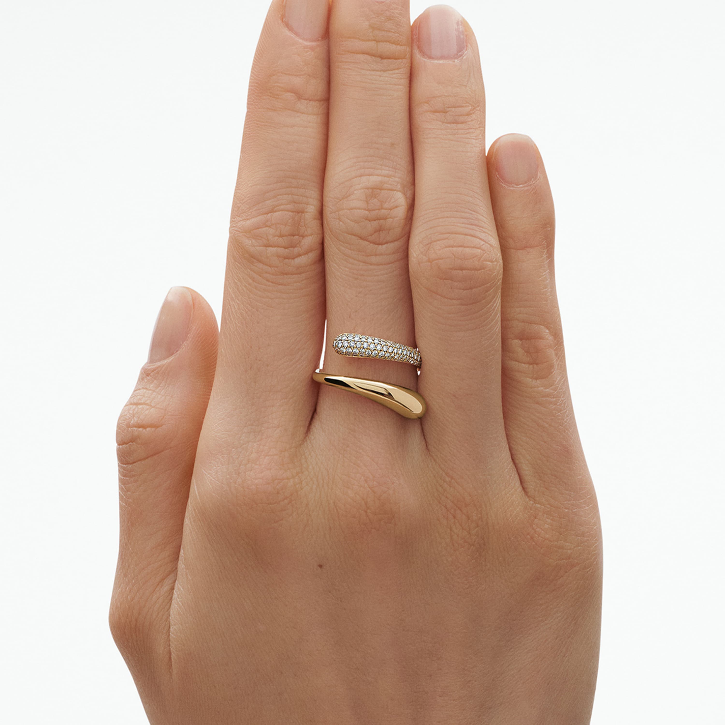 Ring, Mercy Twist pavé 0,37 ct