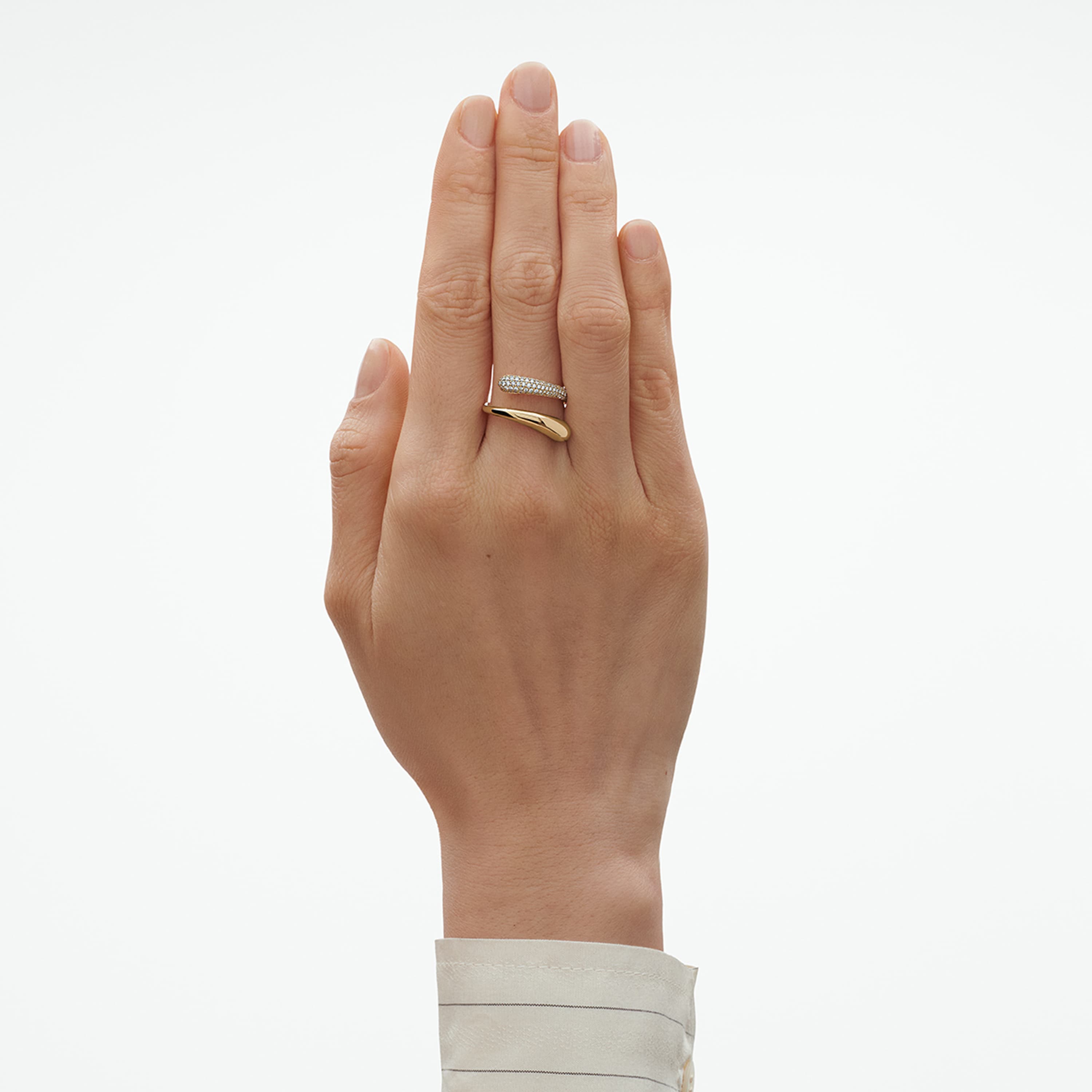 Ring, Mercy Twist pavé 0,37 ct