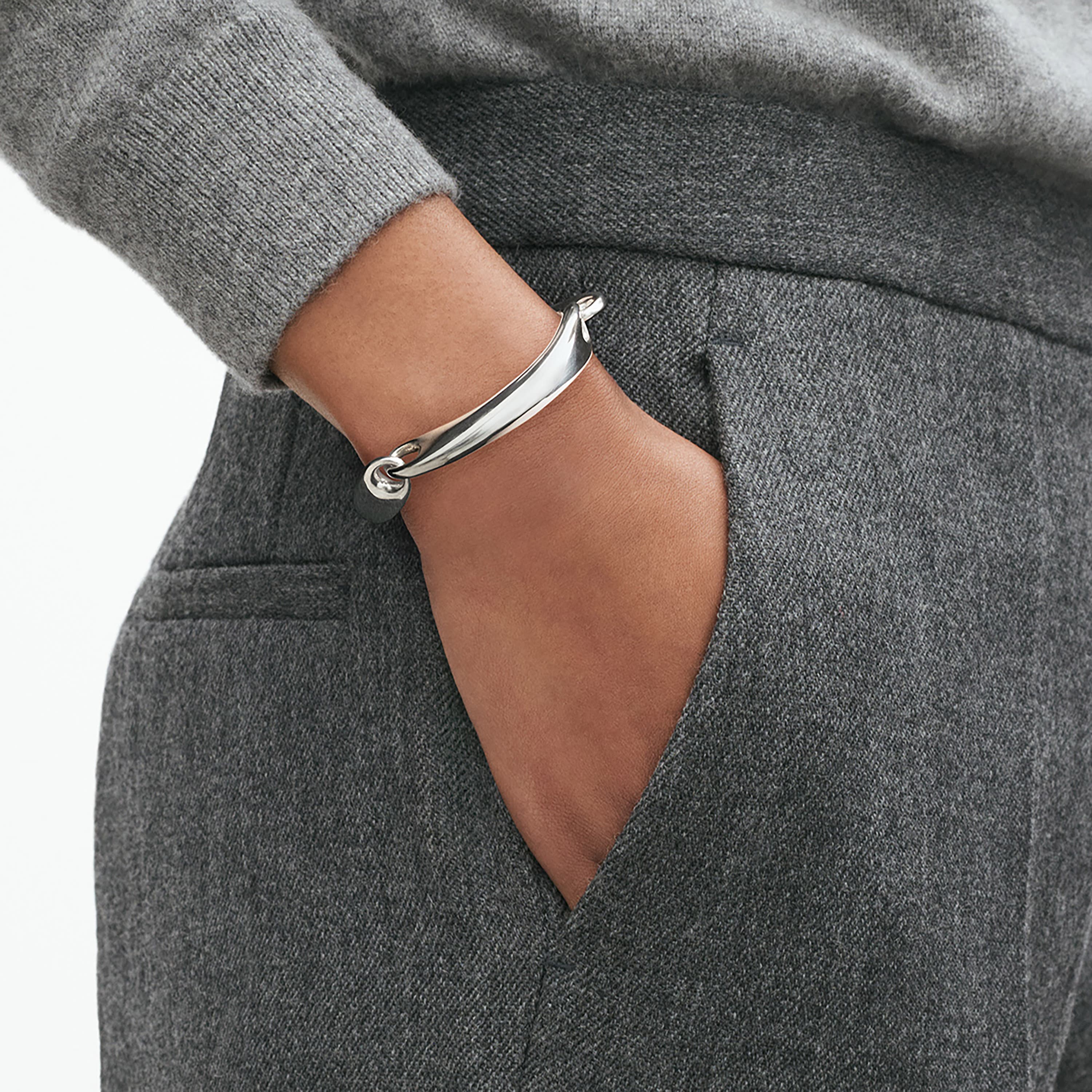 Armring, Reflect sølv – 3 ledd