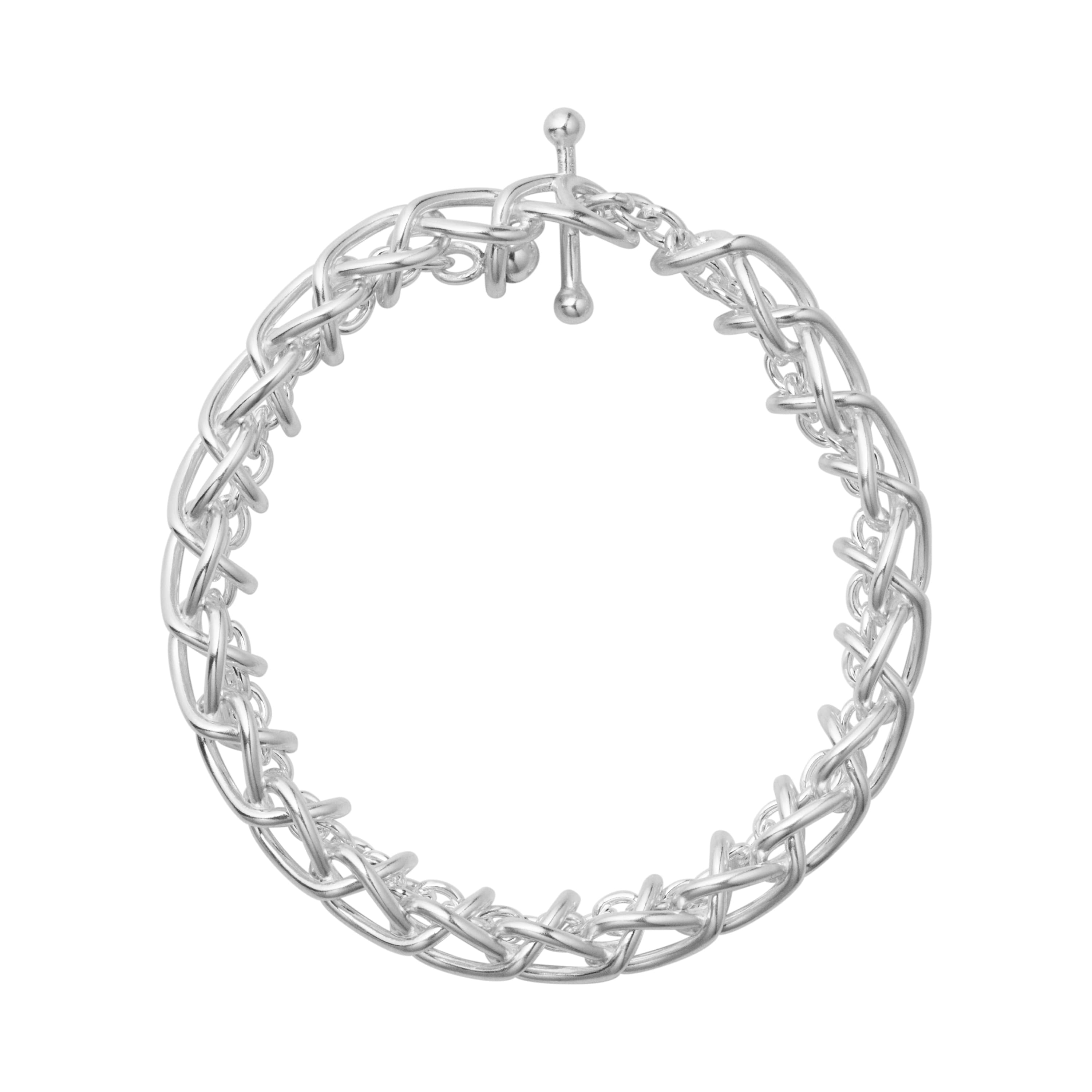 Armbånd, Weft enkelt sølv
