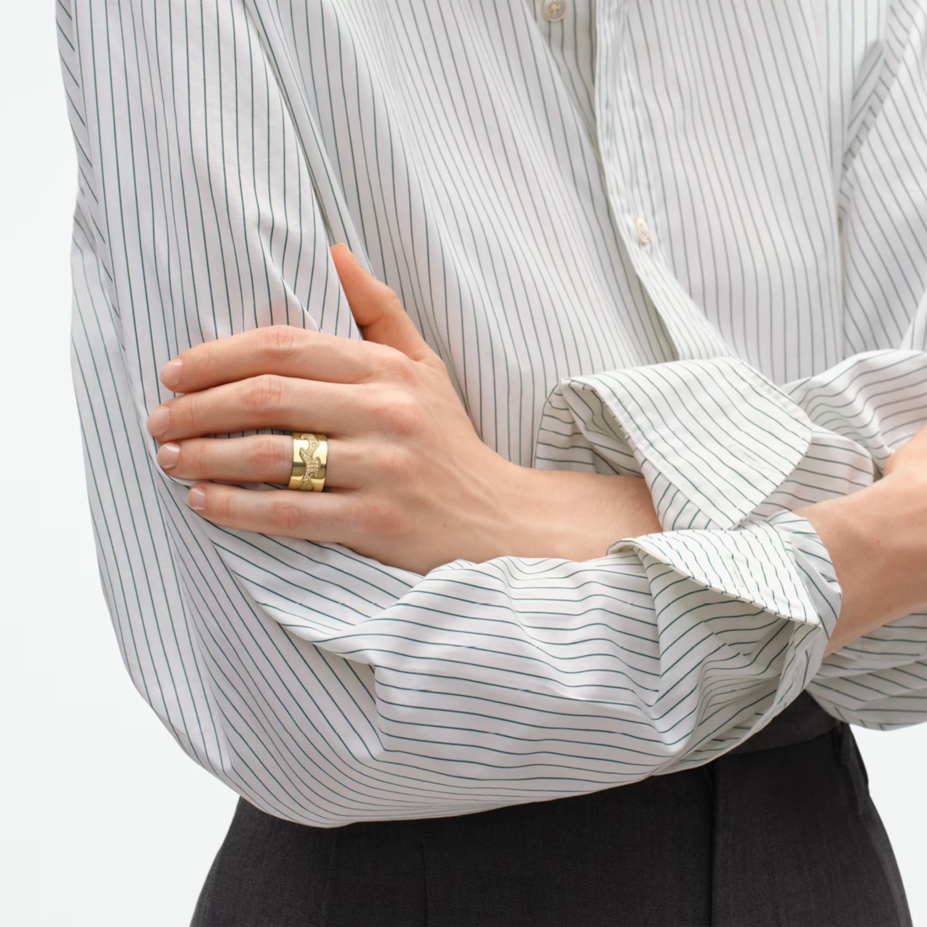 Ring, Fusion senterring gull