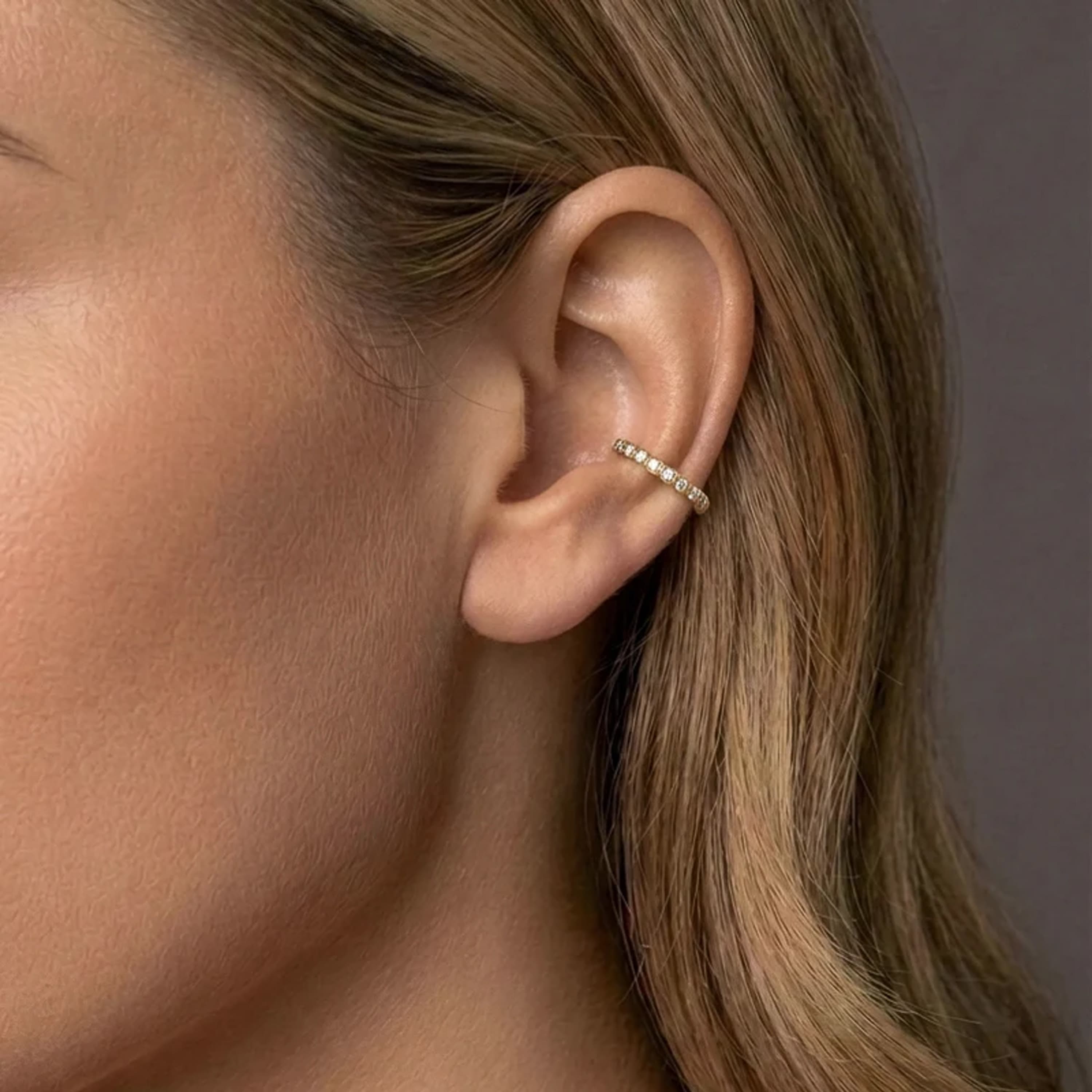 Ear Cuff, Esme med diamanter 0,10 ct