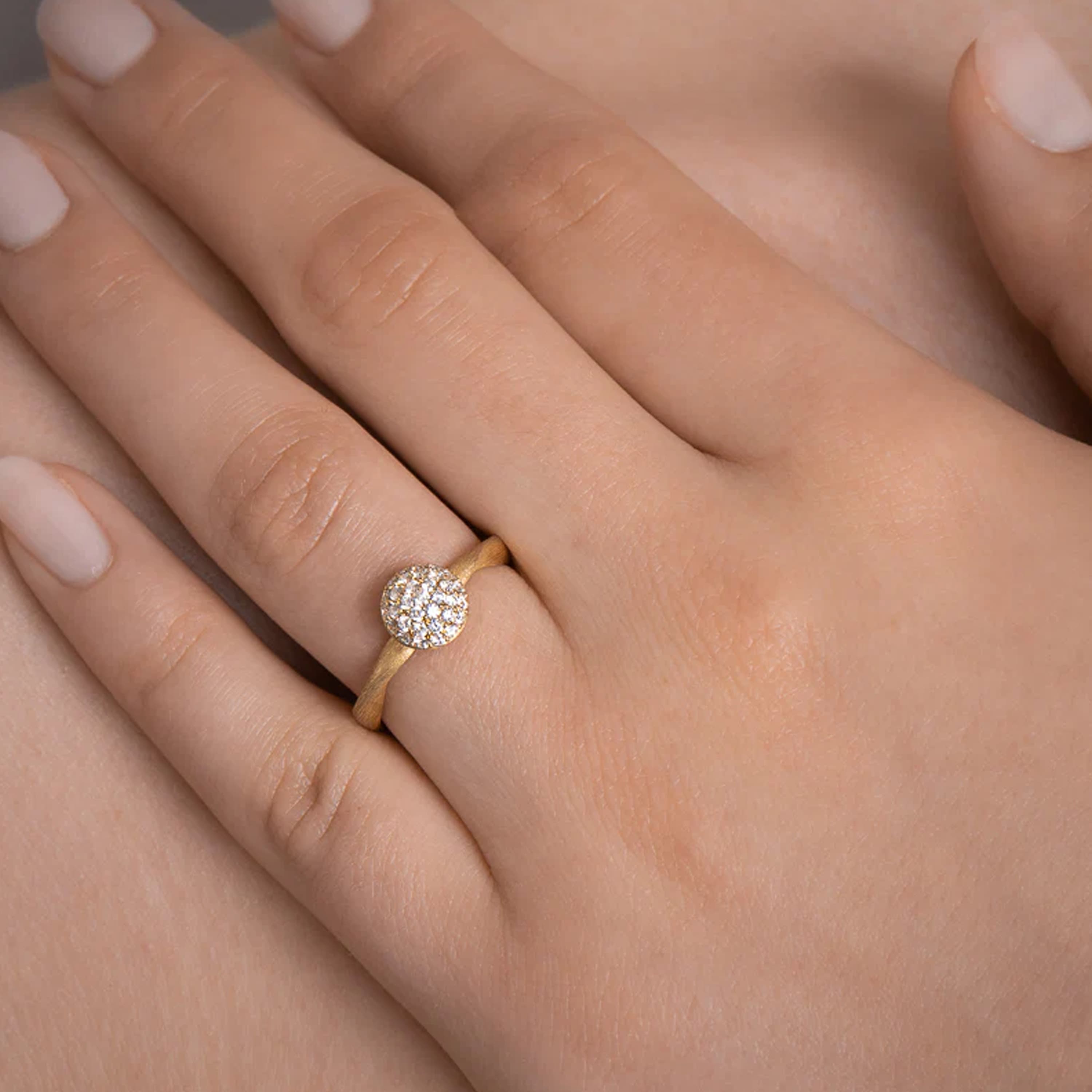 Ring, Mushroom Beam diamanter 0,37 ct