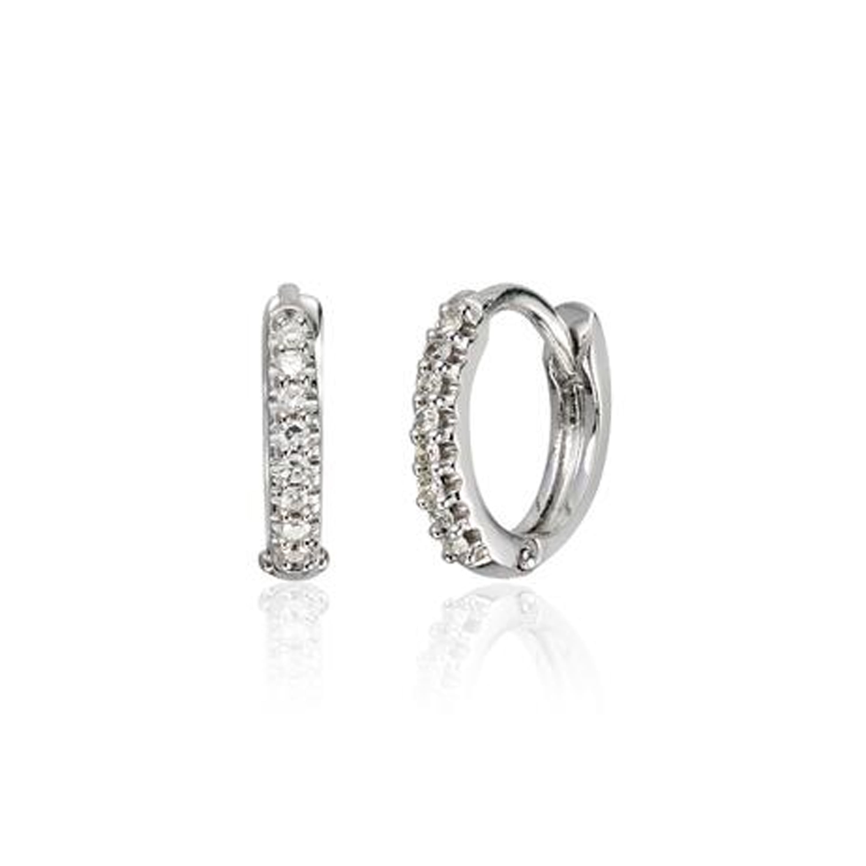 Øreringer, Diamant 0,053 ct