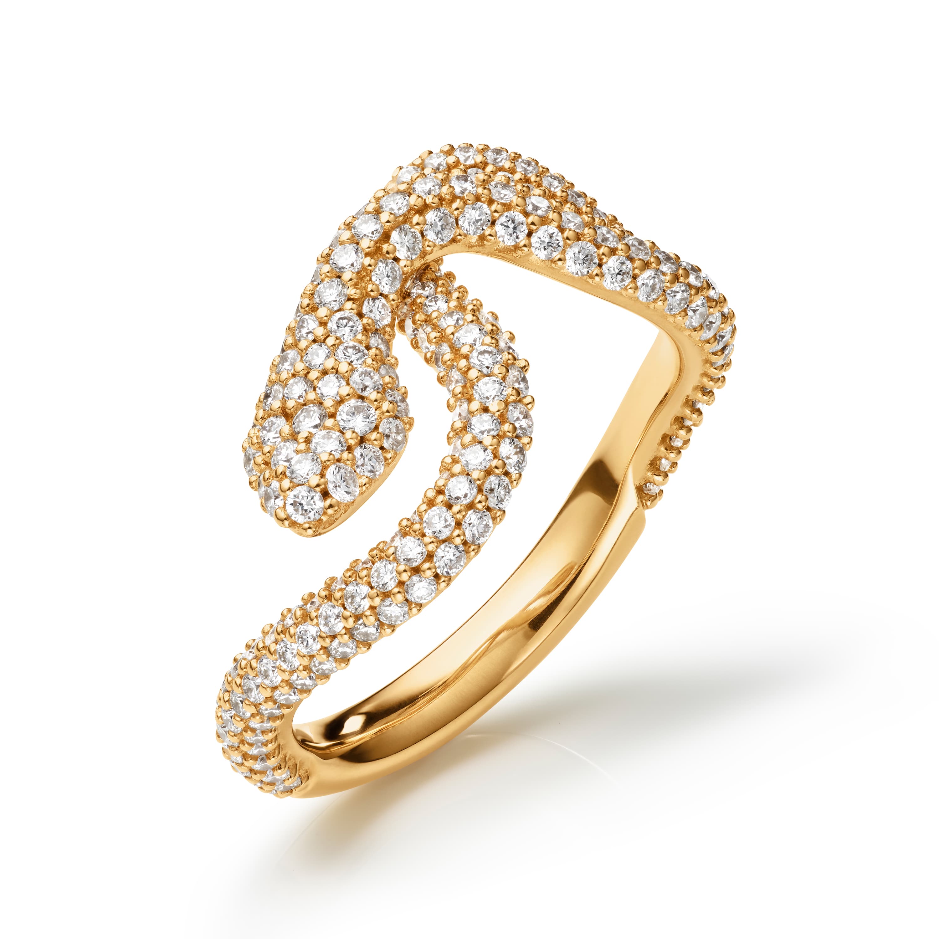 Ring, Snakes pavért liten