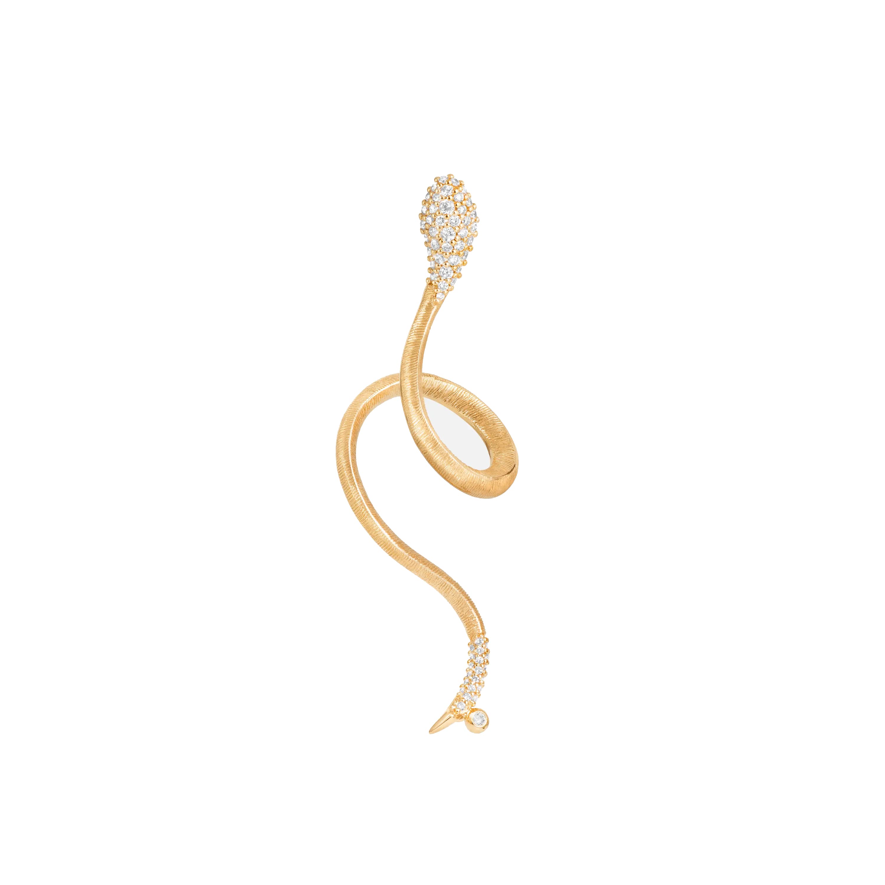 Øredobb, Snakes med diamanter 0,23 ct