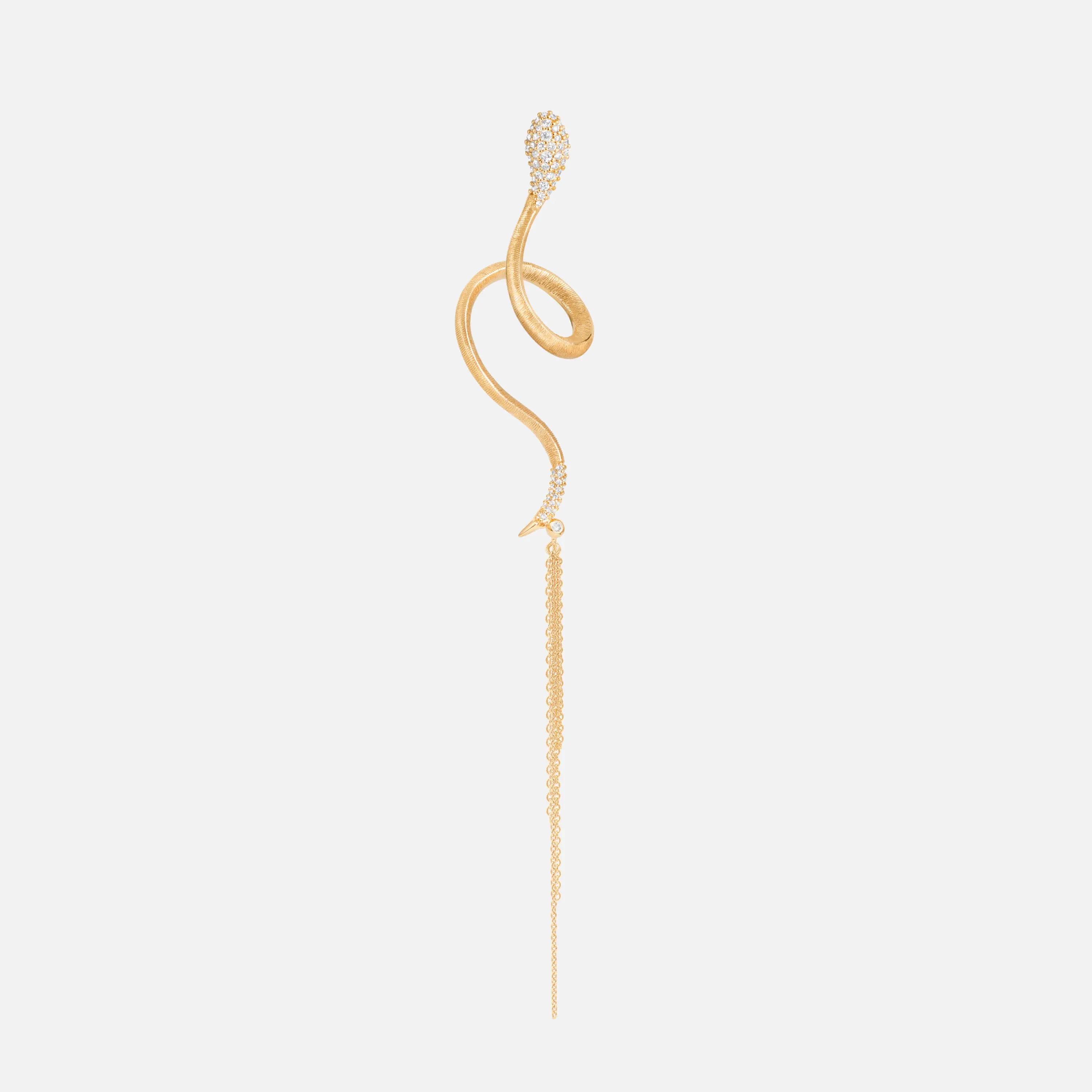 Øredobb, Snakes med diamanter 0,23 ct