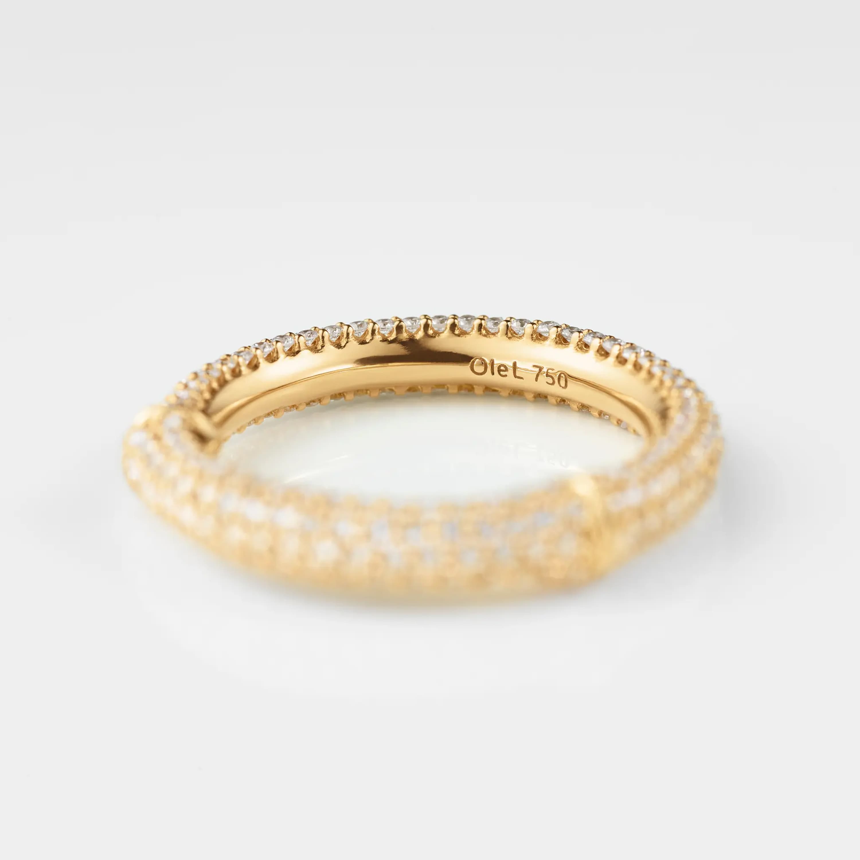 Ring, Nature pavért 1,01-1,57 ct