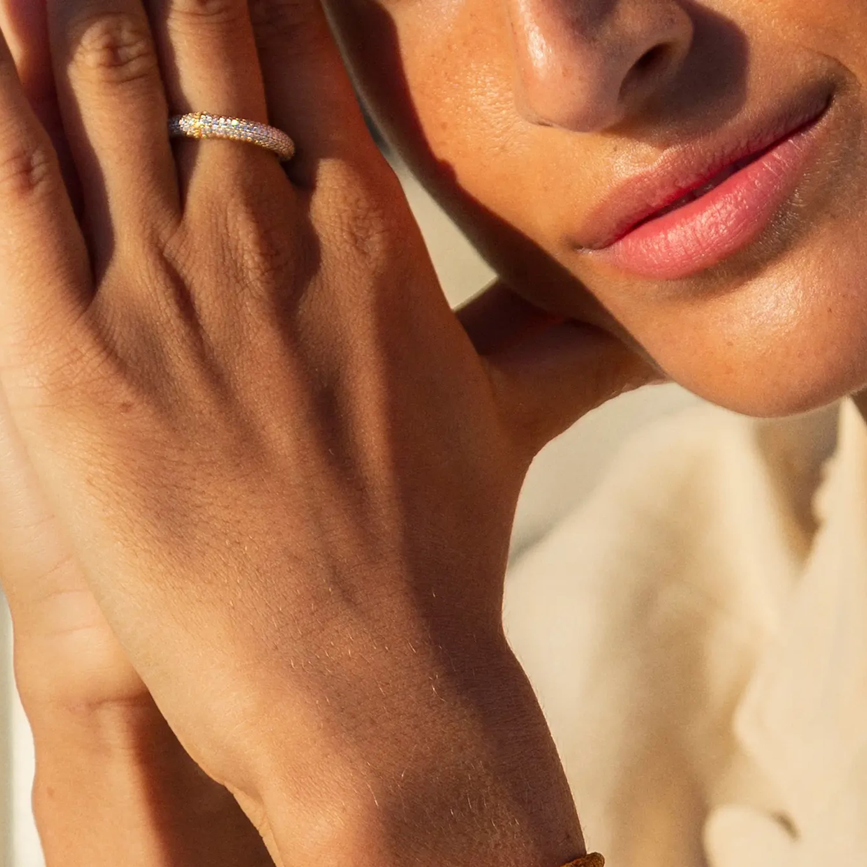 Ring, Nature pavért 1,01-1,57 ct