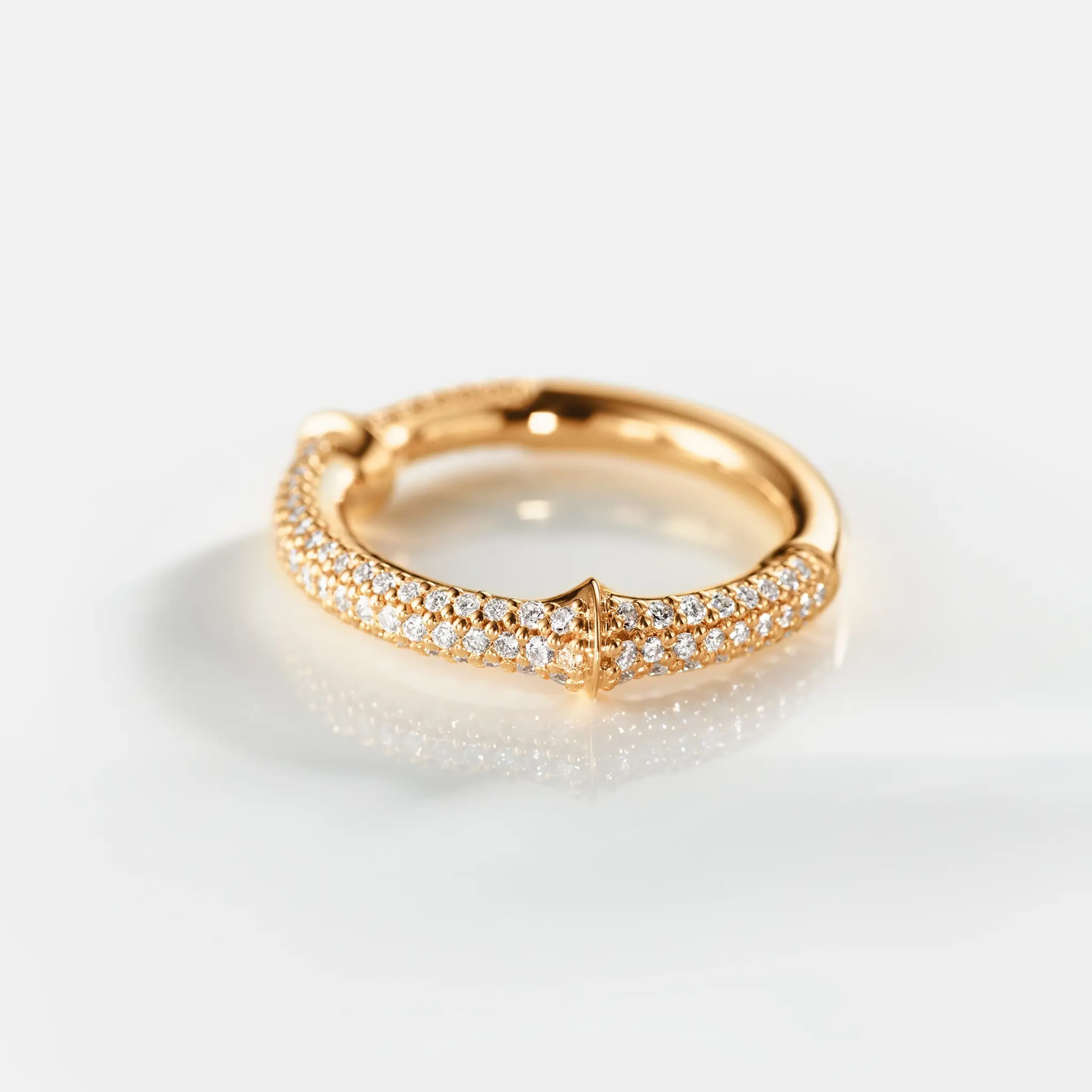 Ring, Nature halvpavért 0,50 ct