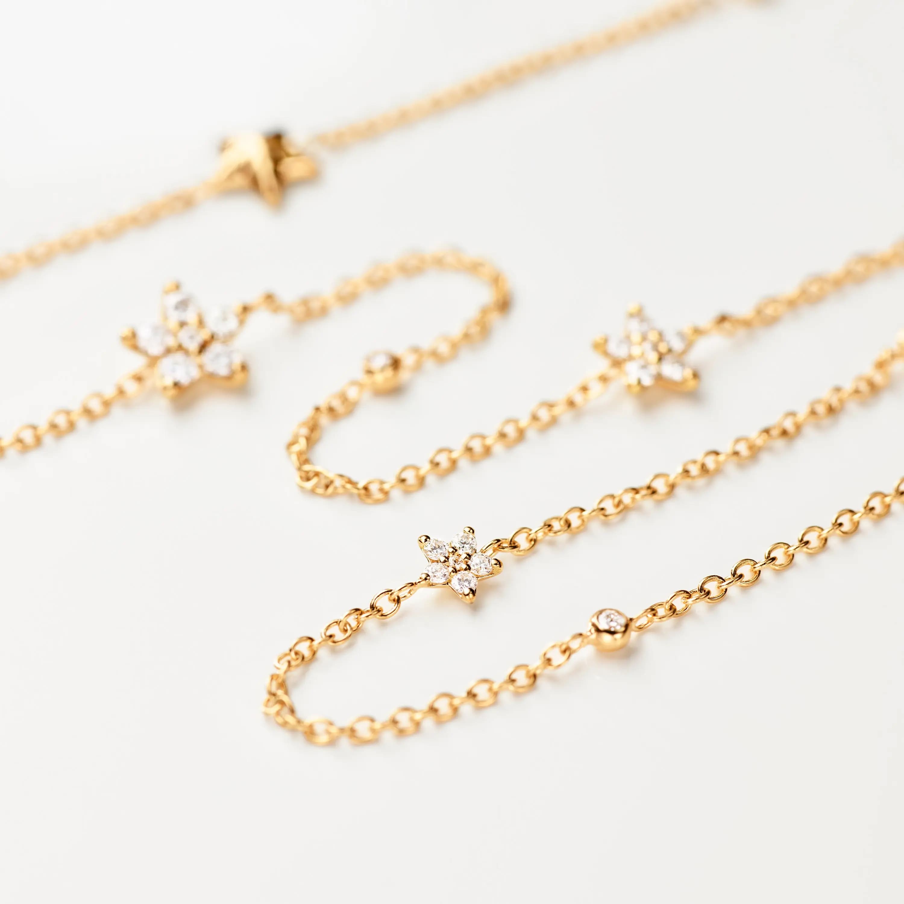 Kjede, Shooting Stars Collier - 80 cm
