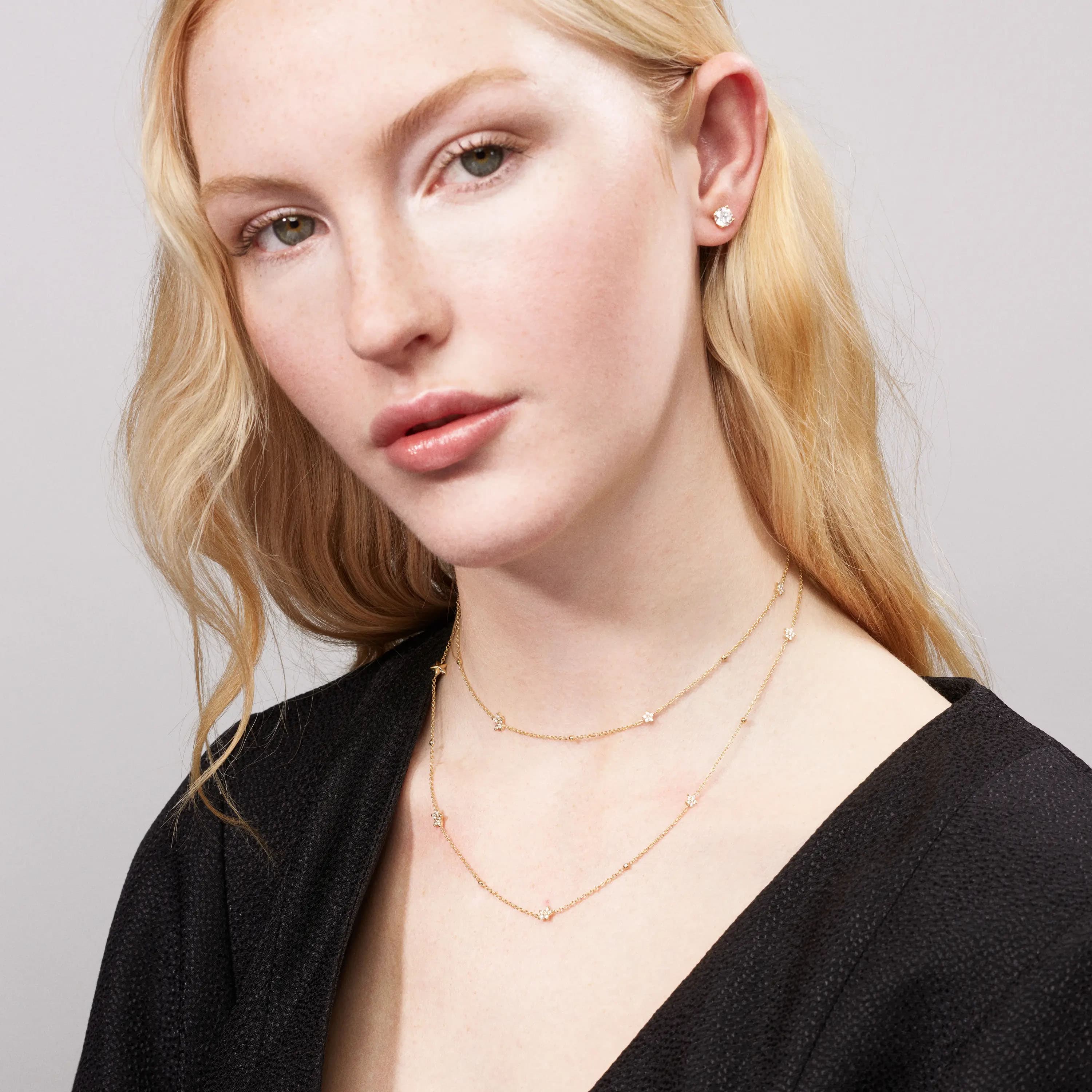 Kjede, Shooting Stars Collier - 80 cm
