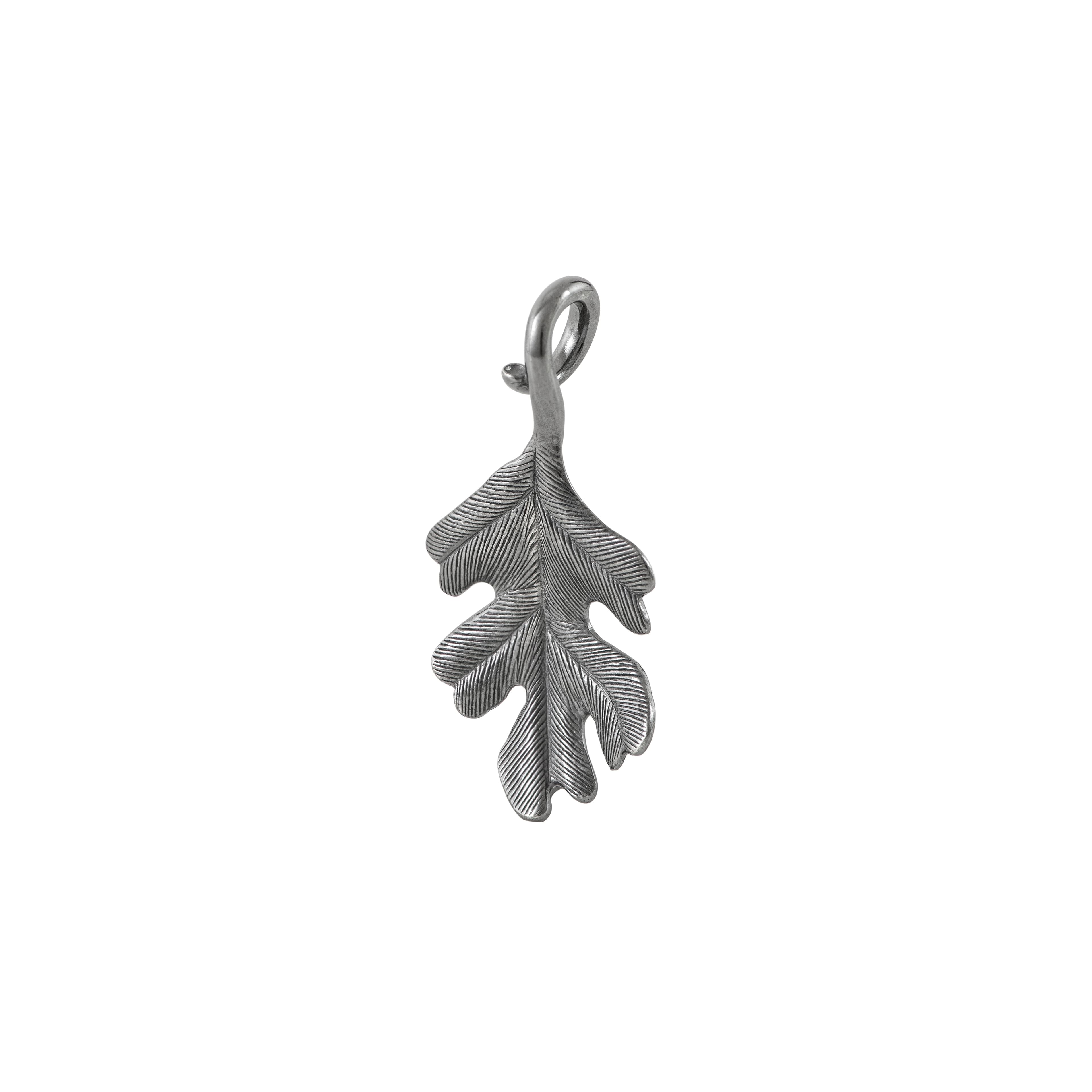 Anheng, Forest Oak Leaf oksidert sølv medium