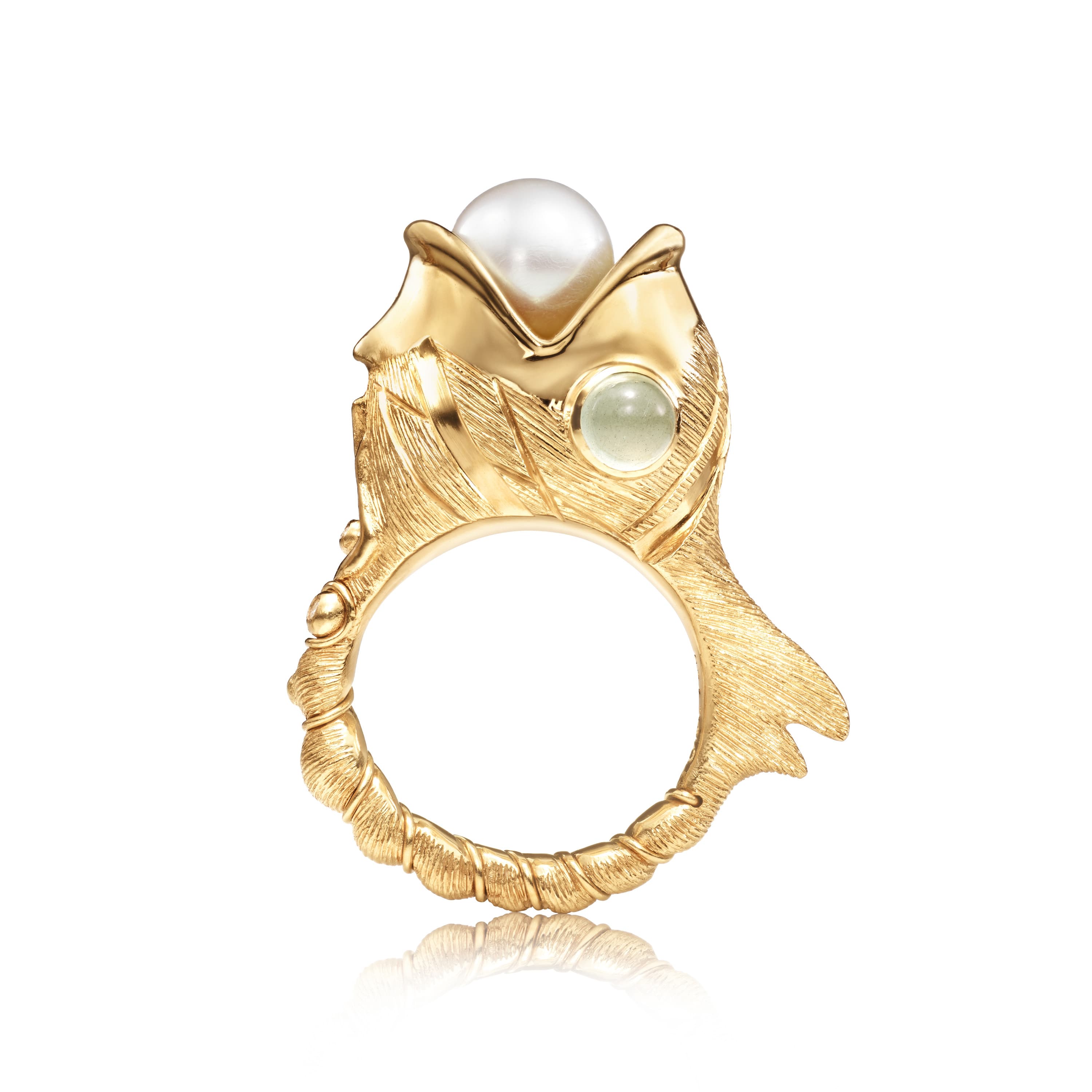 Ring, Young Fish med Akoyaperle