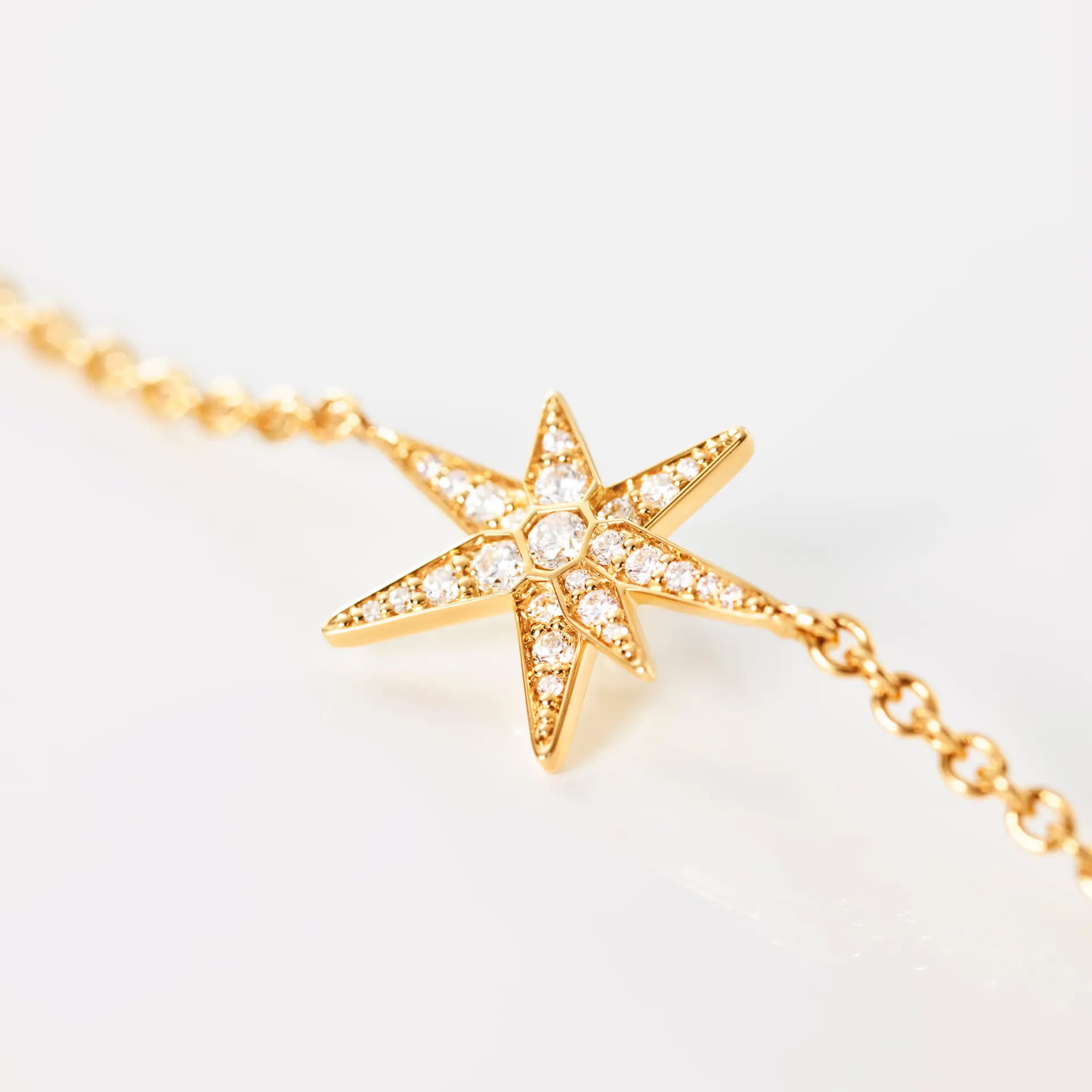 Armbånd, Funky Stars 0,15 ct
