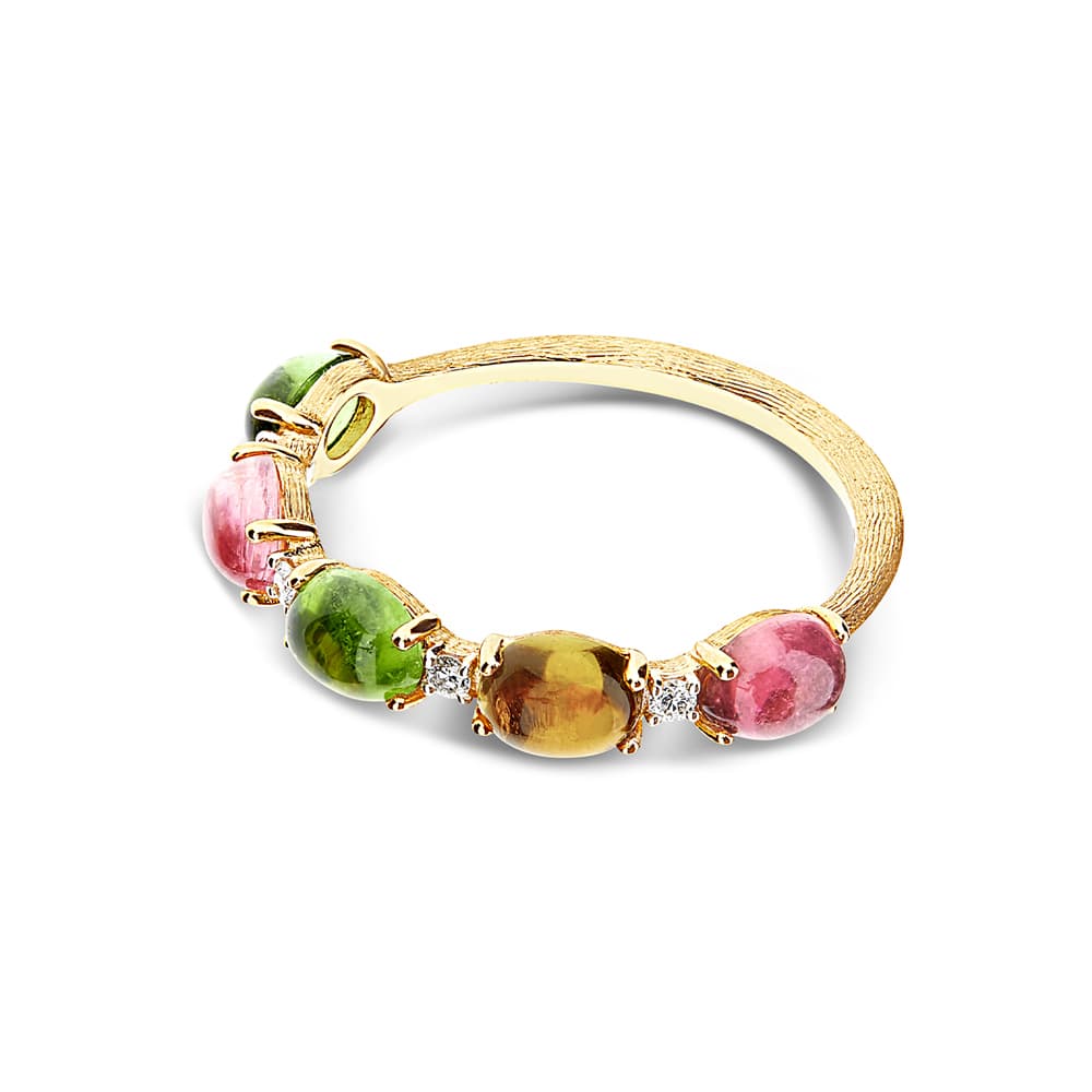 Ring, Dancing In The Rain Tourmalines - Miks Turmalin
