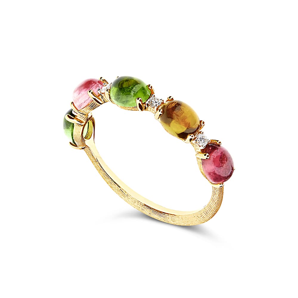 Ring, Dancing In The Rain Tourmalines - Miks Turmalin