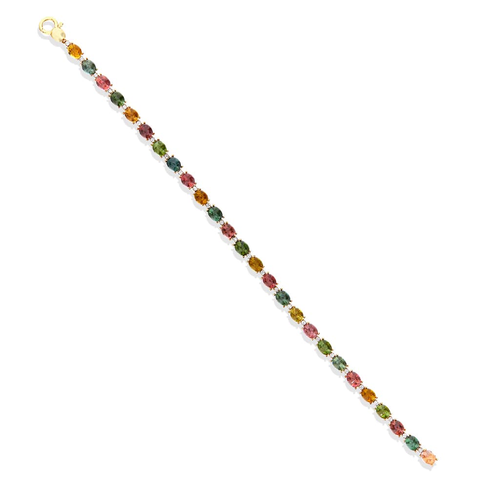Armbånd, Dancing In The Rain Tourmalines - Miks Turmalin