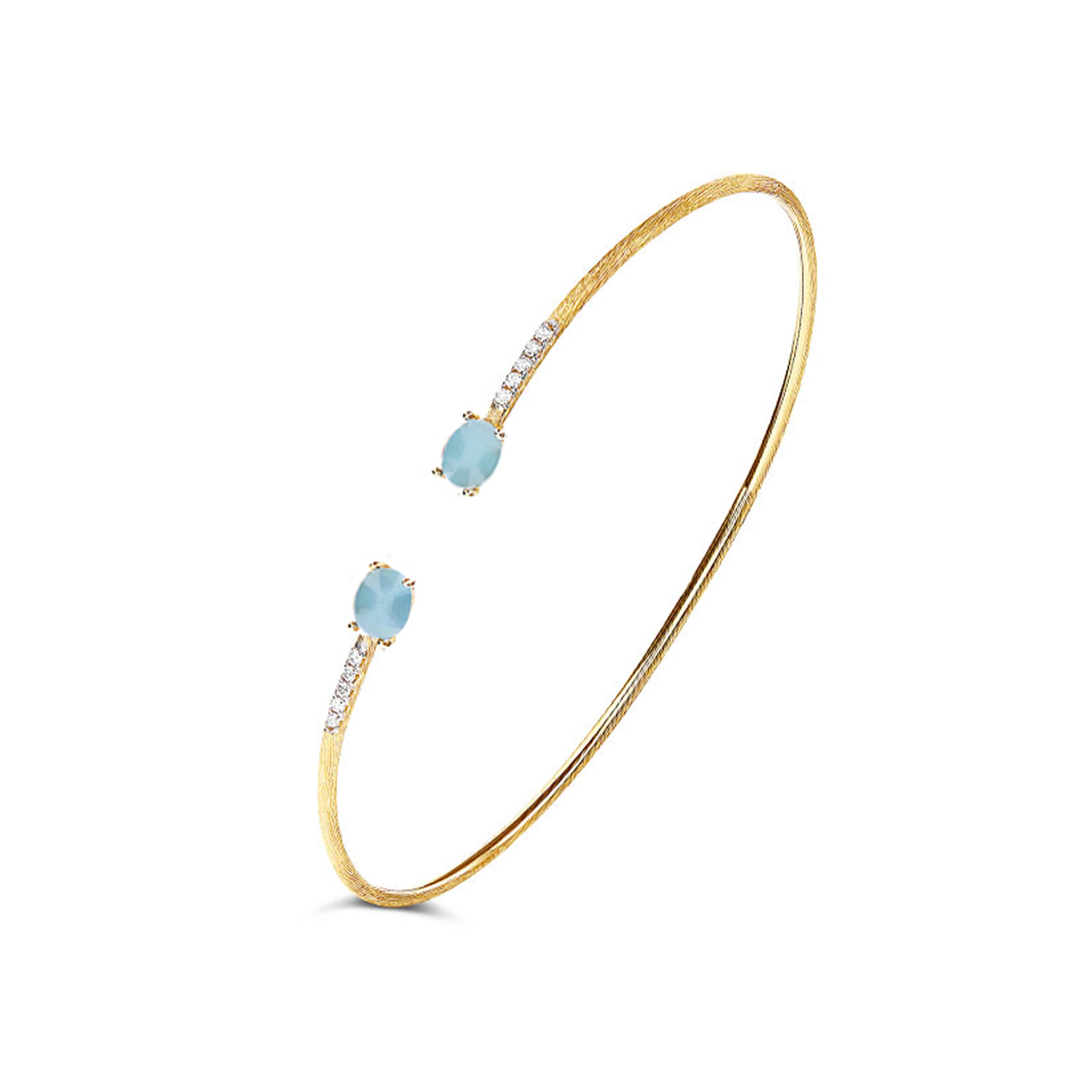 Armring, Dancing In The Rain Azure - Akvamarin