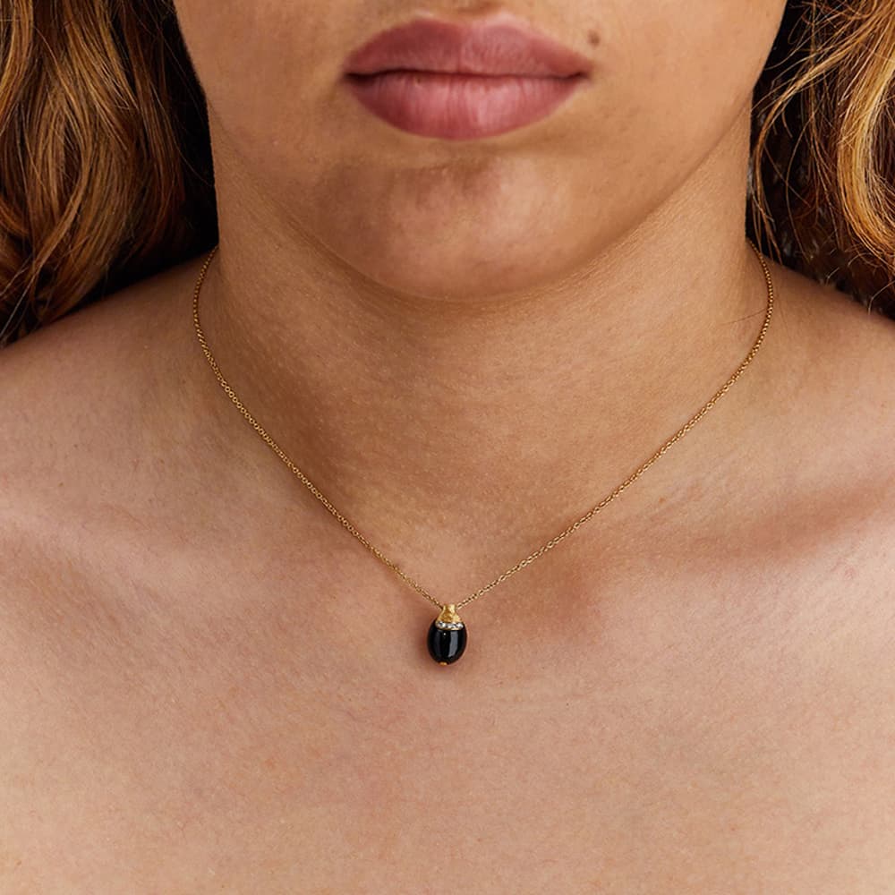 Kjede, Dancing In The Rain Mystery Black - Onyx