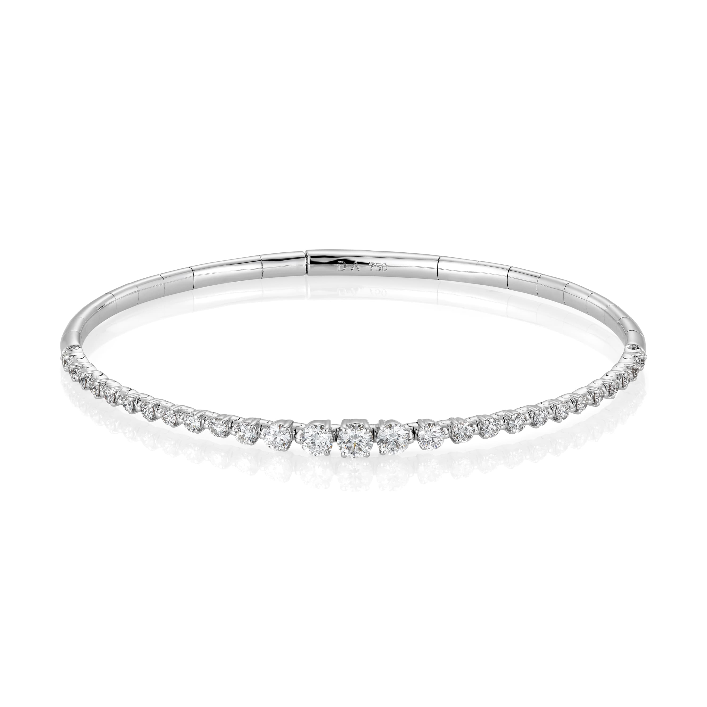 Armbånd, Star 1,13 ct hvitt gull