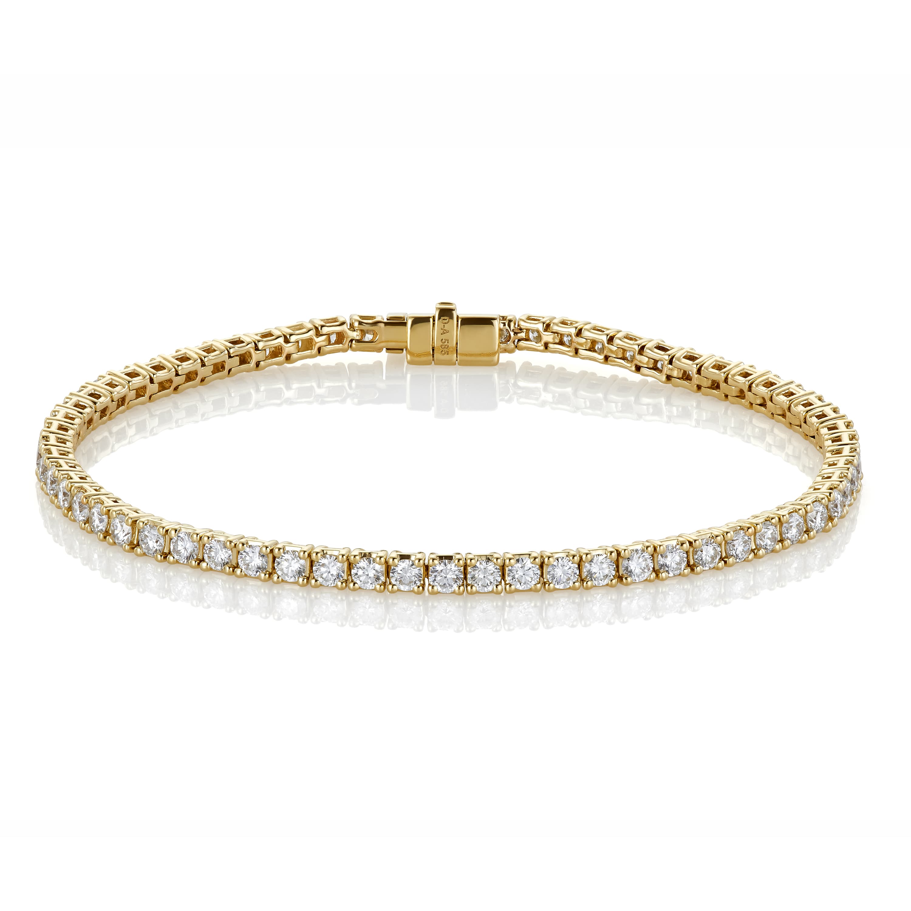 Tennisarmbånd, Diamanter 4,00 ct