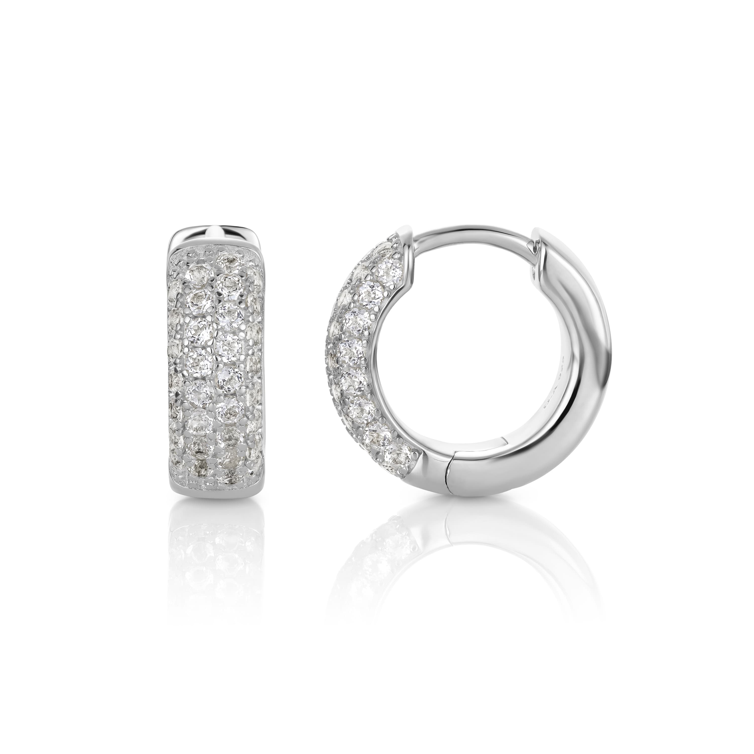Øreringer, Soft Topas pavé