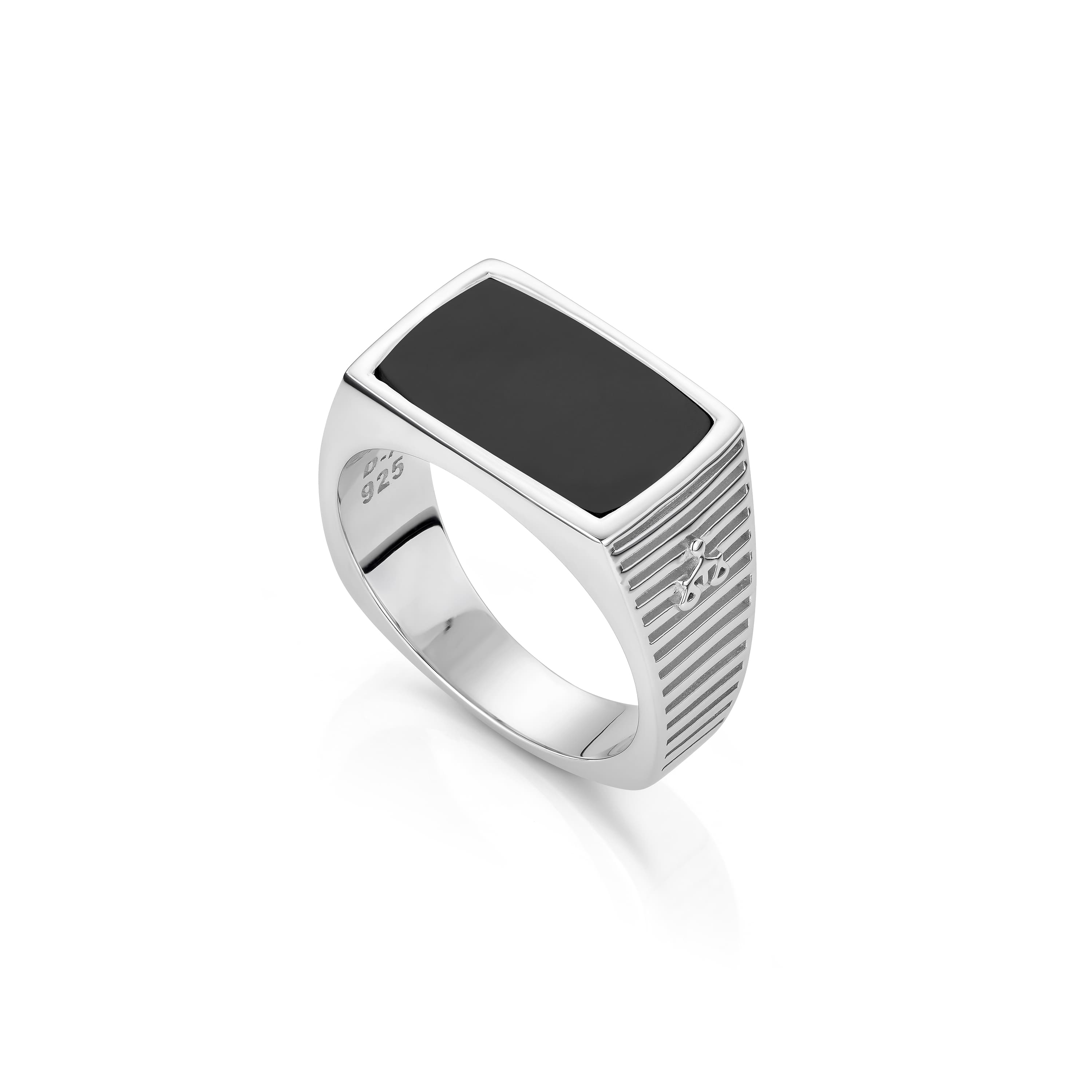 Ring, Deco Onyx signet