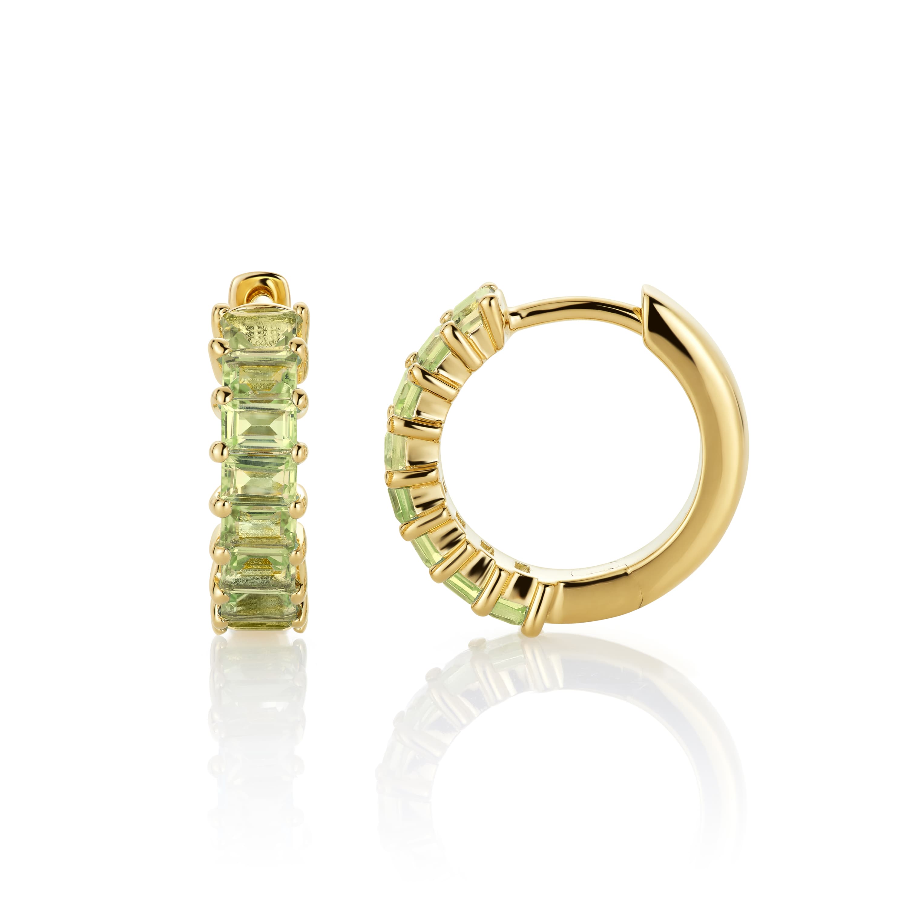 Øreringer, Lysglimt Peridot