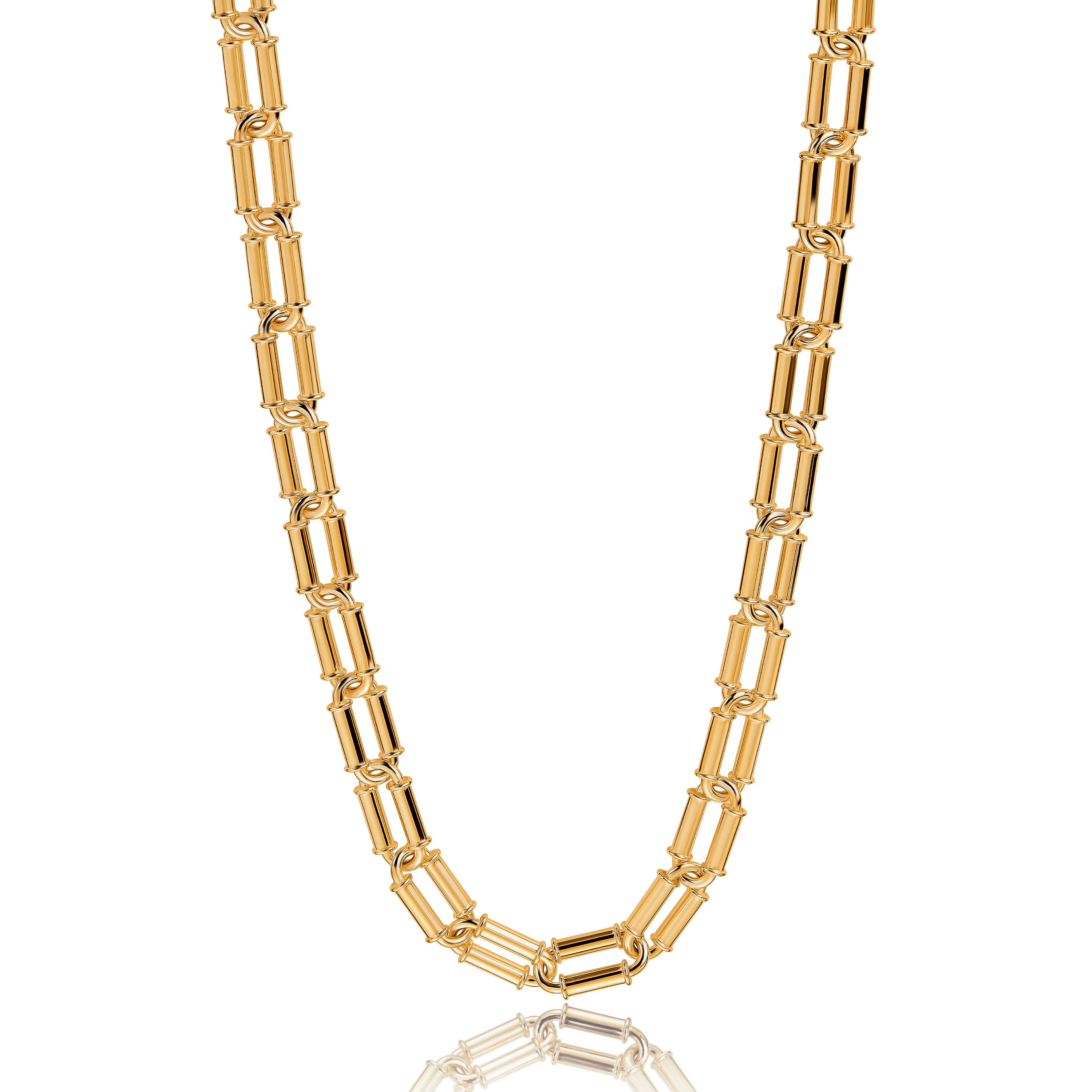 Kjede, Signatur Collier Mini gult gull