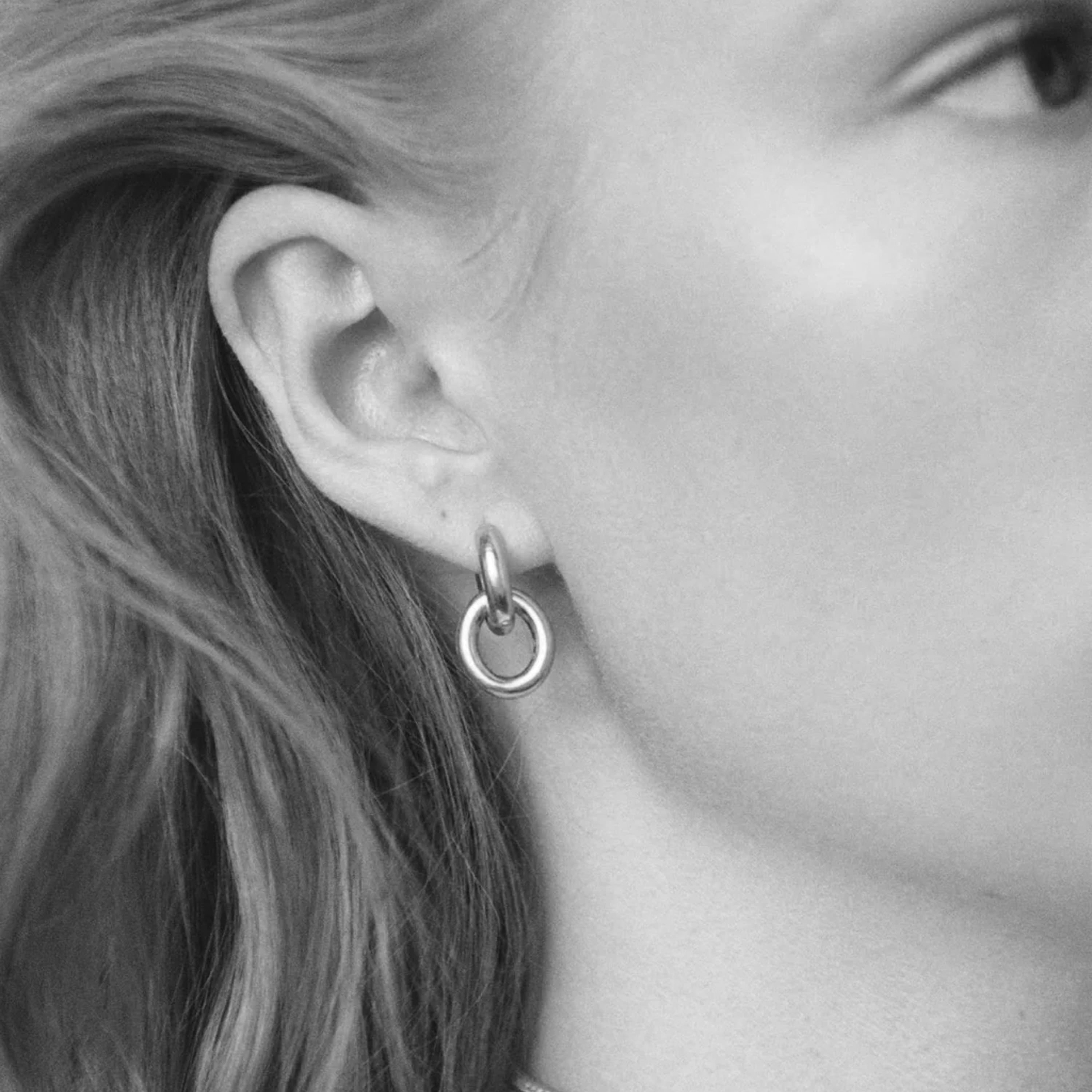 Øreringer, Chunky Hoops medium
