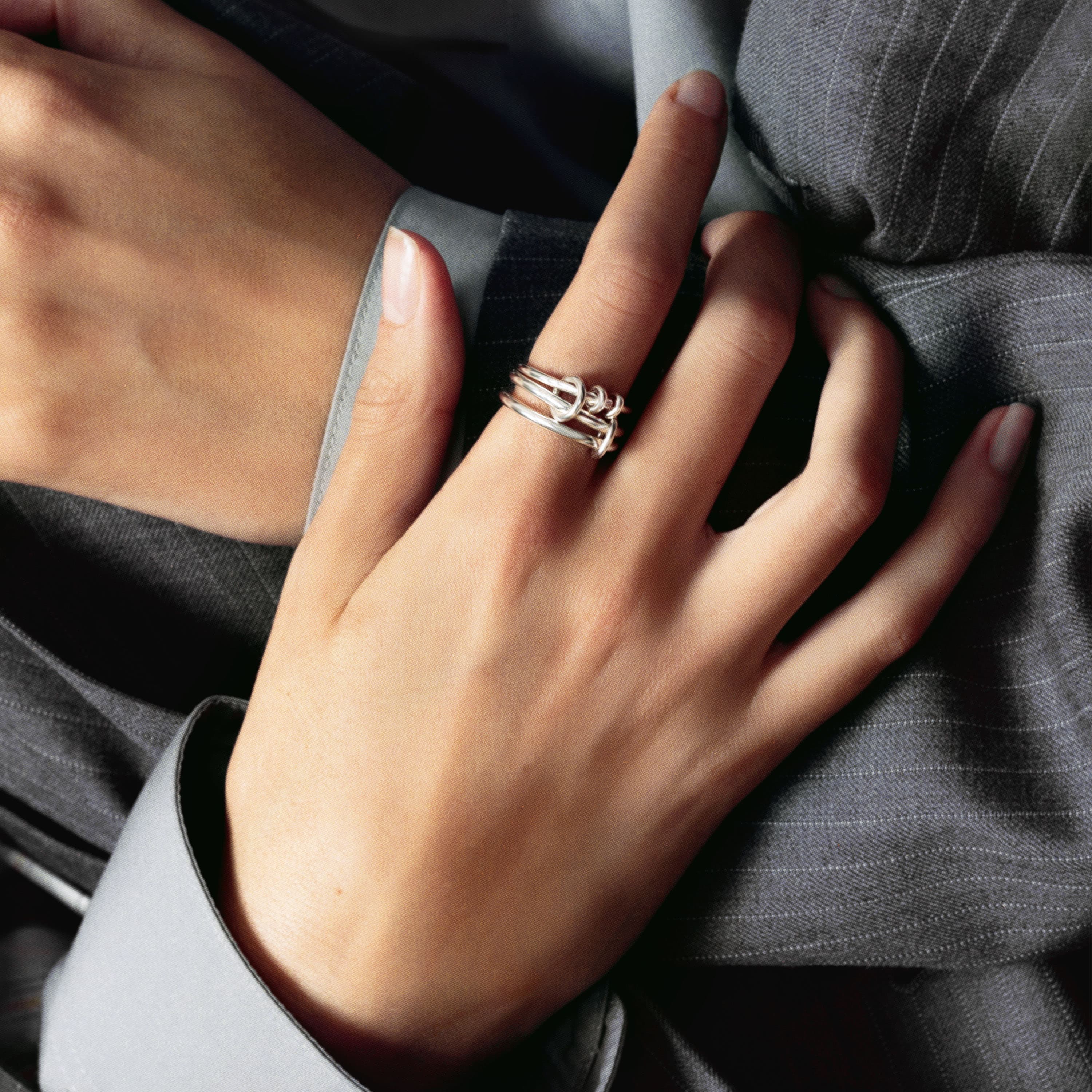 Ring, Raneth sølv – 2 pynteringer