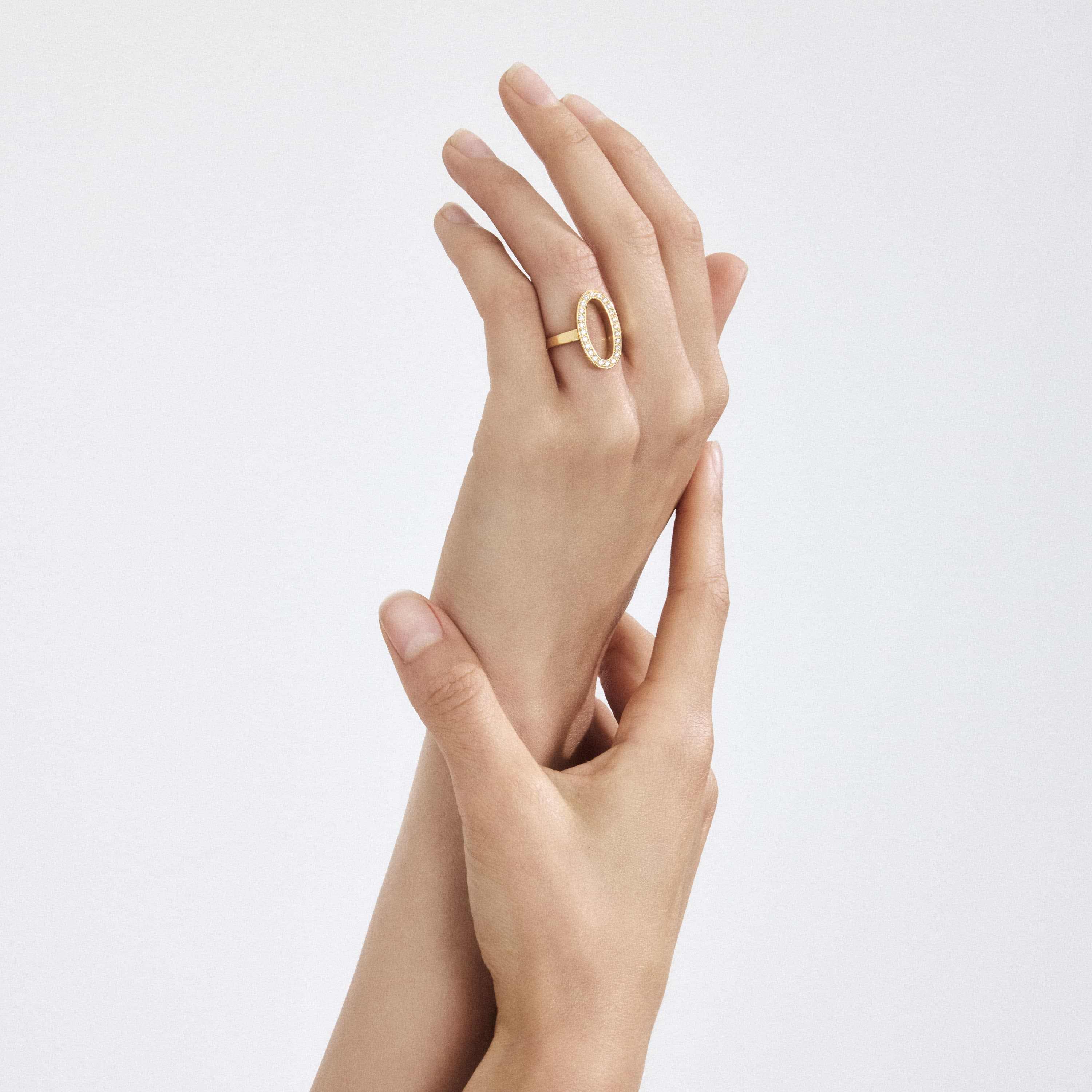 Ring, Glow med diamanter 0,34 ct