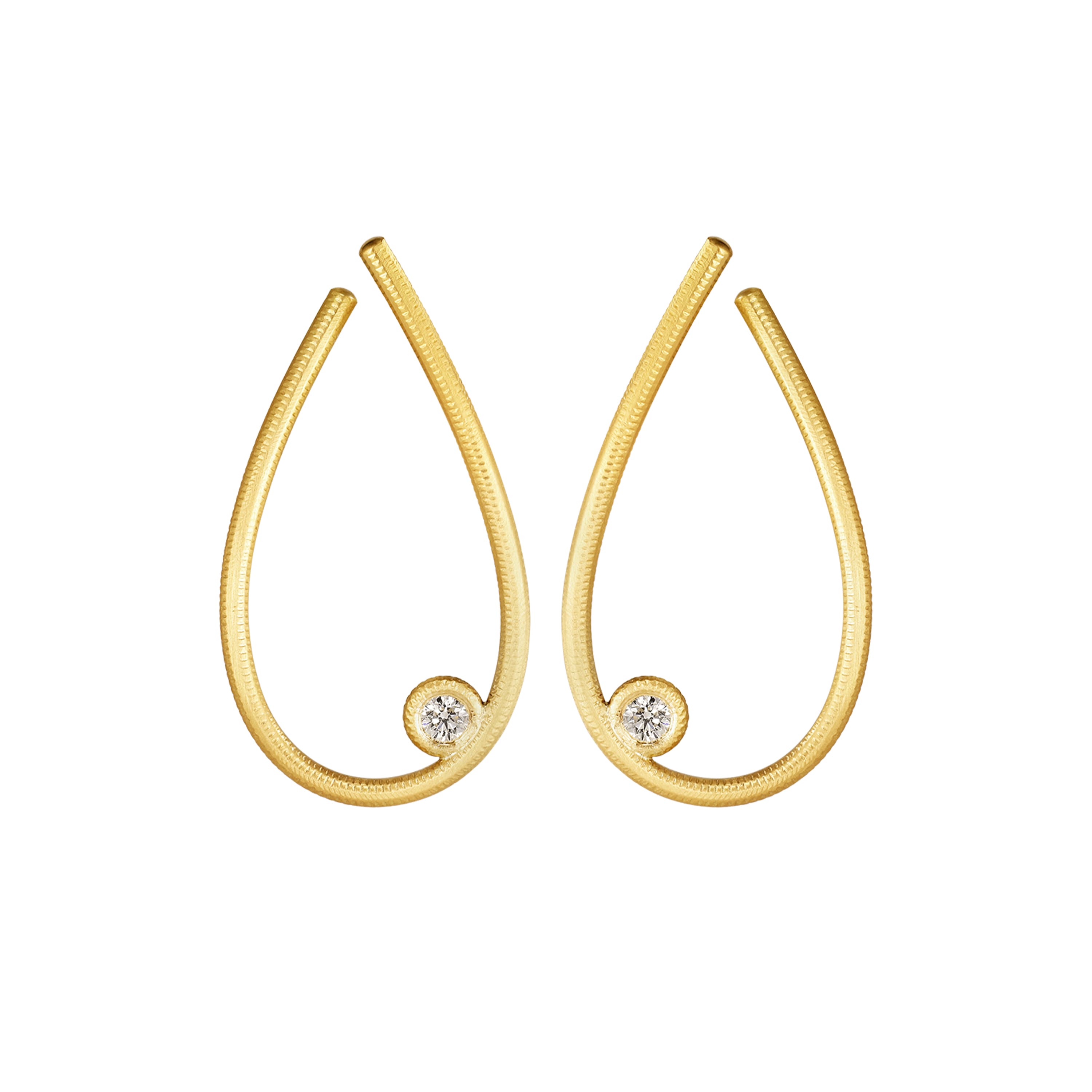 Øredobber, Kharisma Moon 0,36 ct store