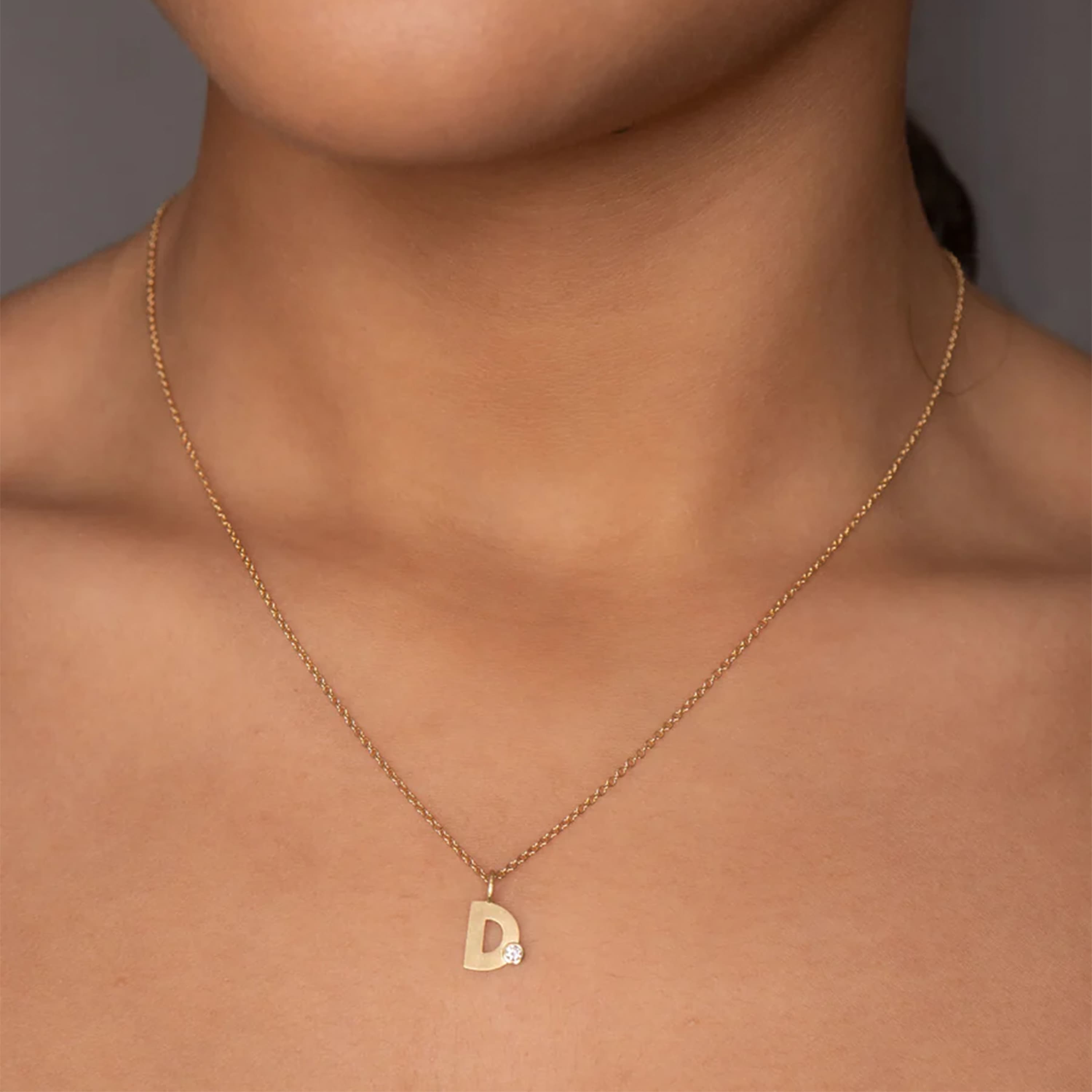 Anheng, Letter Mini med diamant