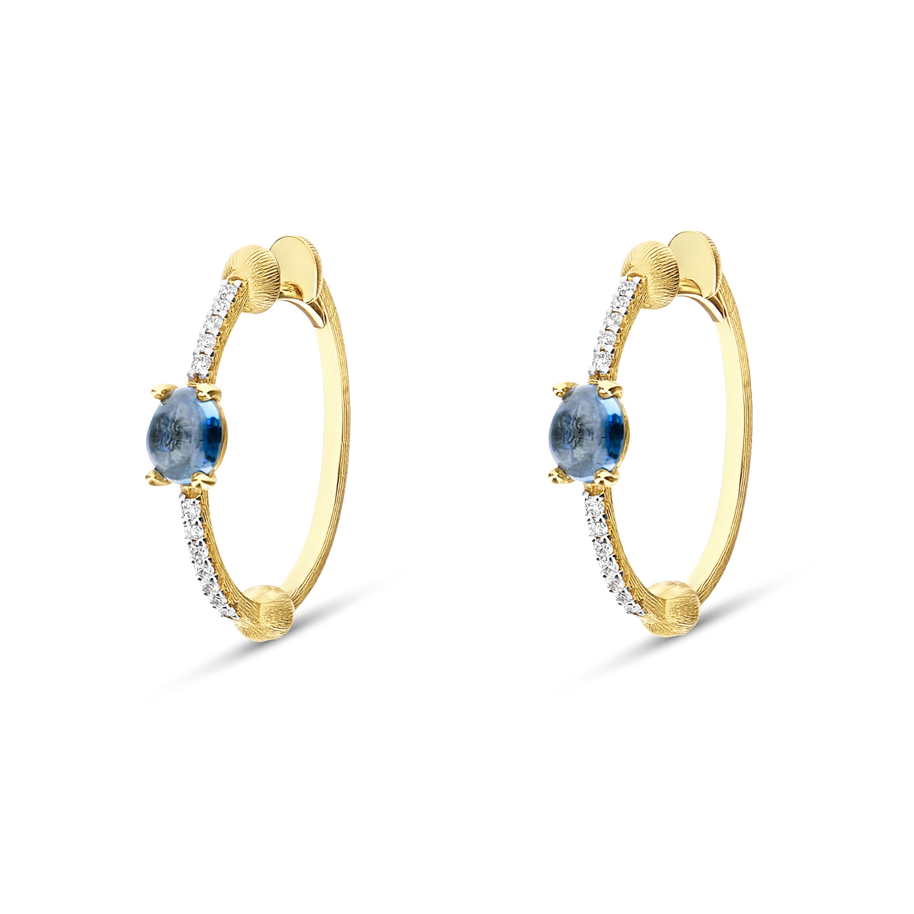 Øreringer, Dancing In The Rain Azure - London Blue Topas
