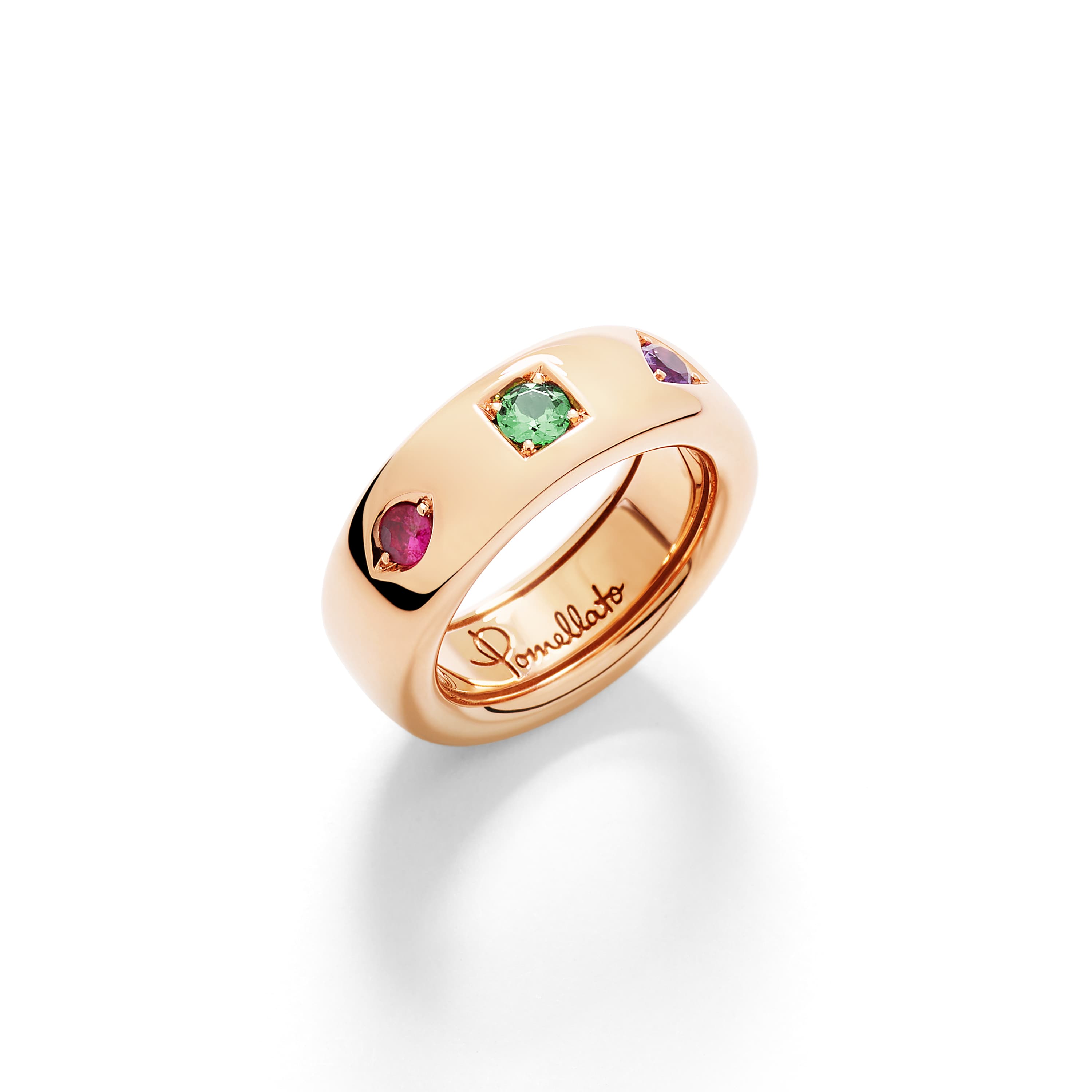 Ring, Iconica Slim med fargestener