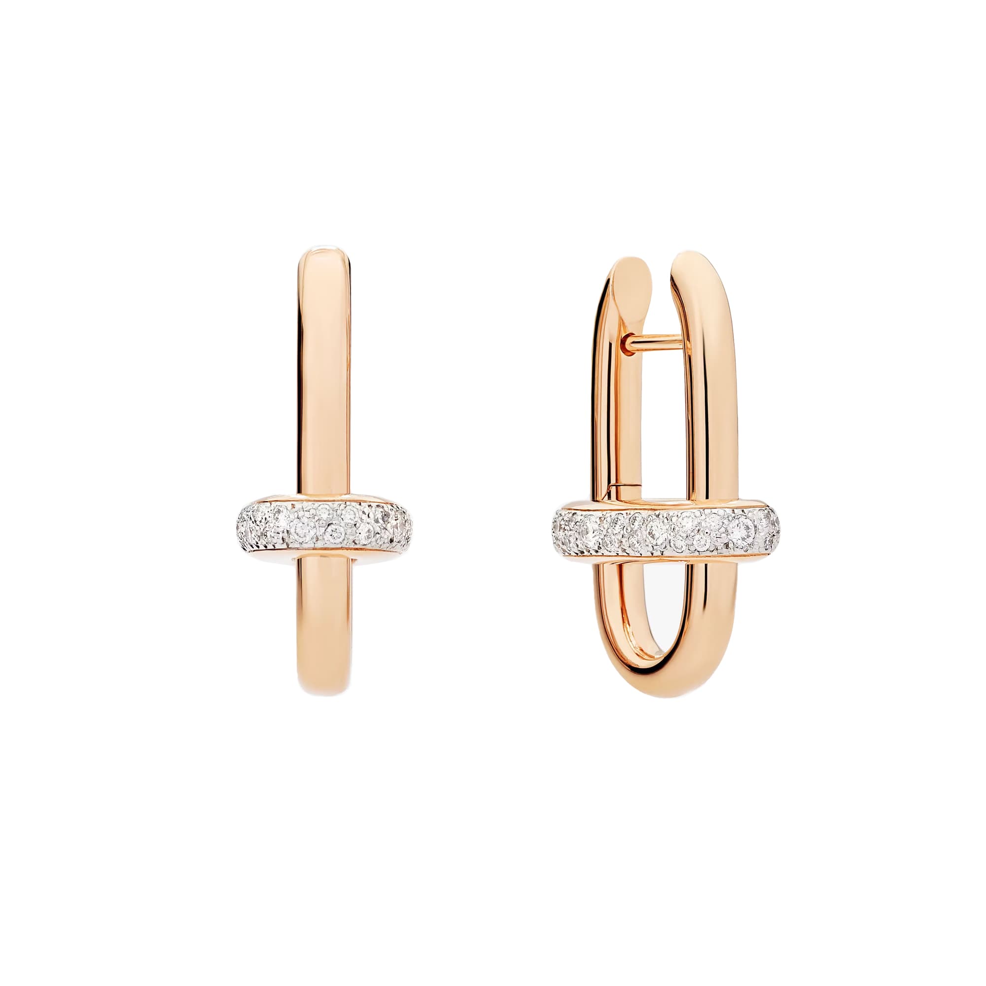 Øredobber, Iconica Links med diamanter 0,56 ct