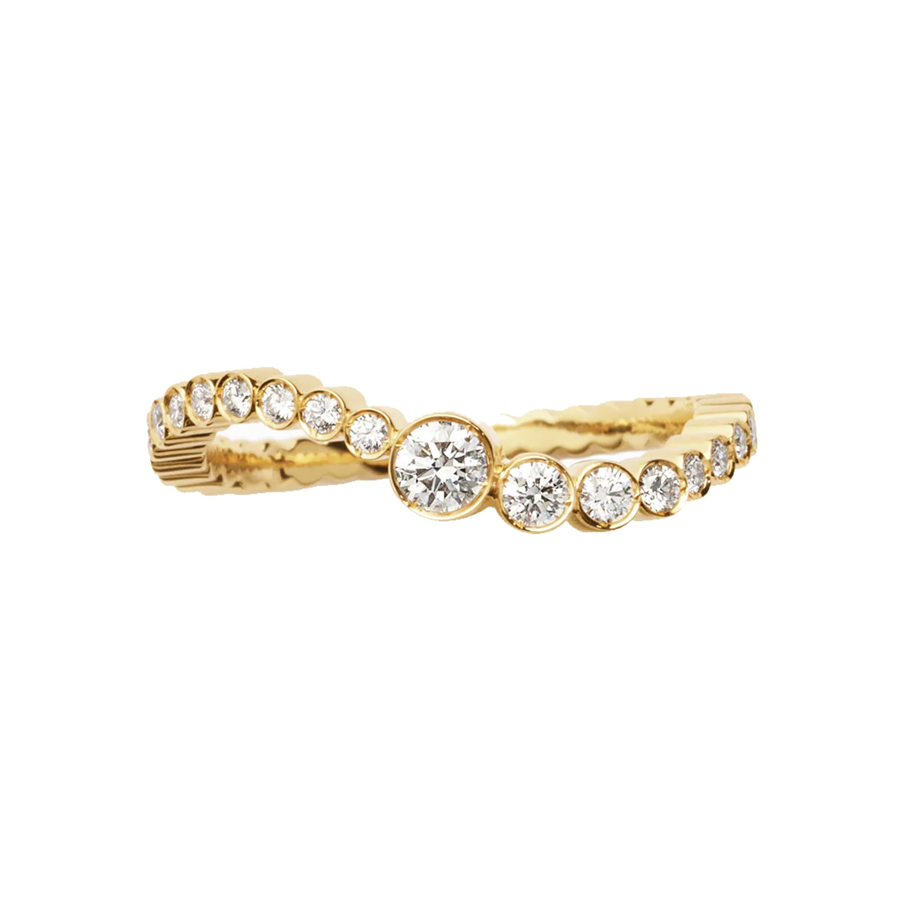 Ring, Sky med diamanter 0,55 ct