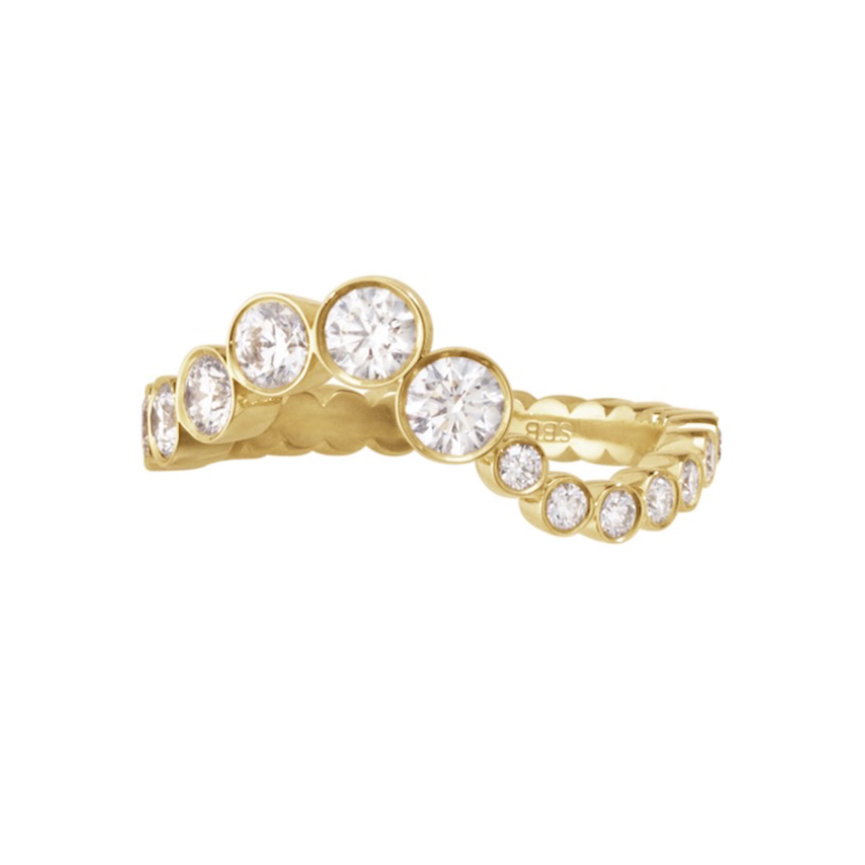Ring, Ensemble Ocean diamanter 1,48 ct
