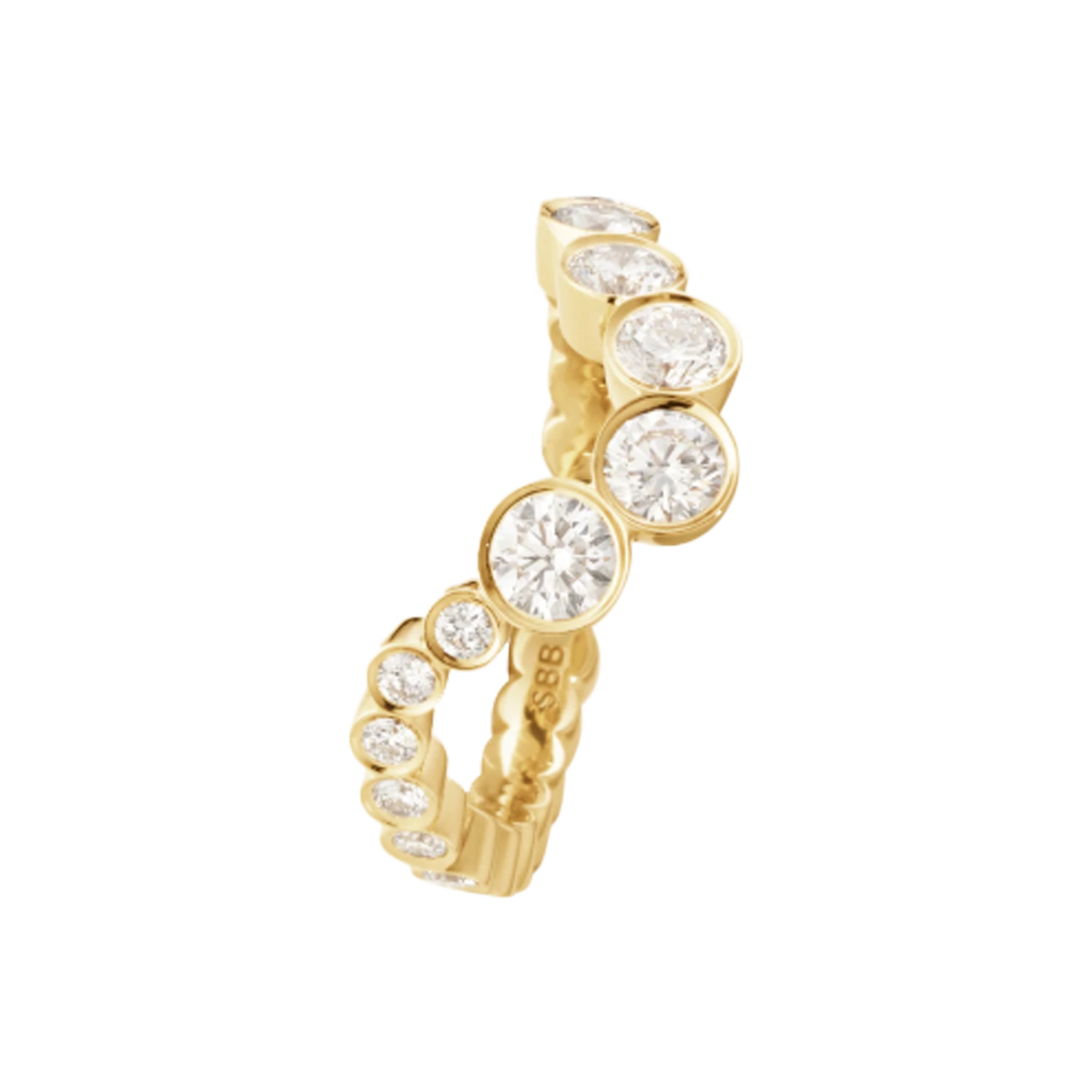 Ring, Ensemble Ocean diamanter 1,48 ct