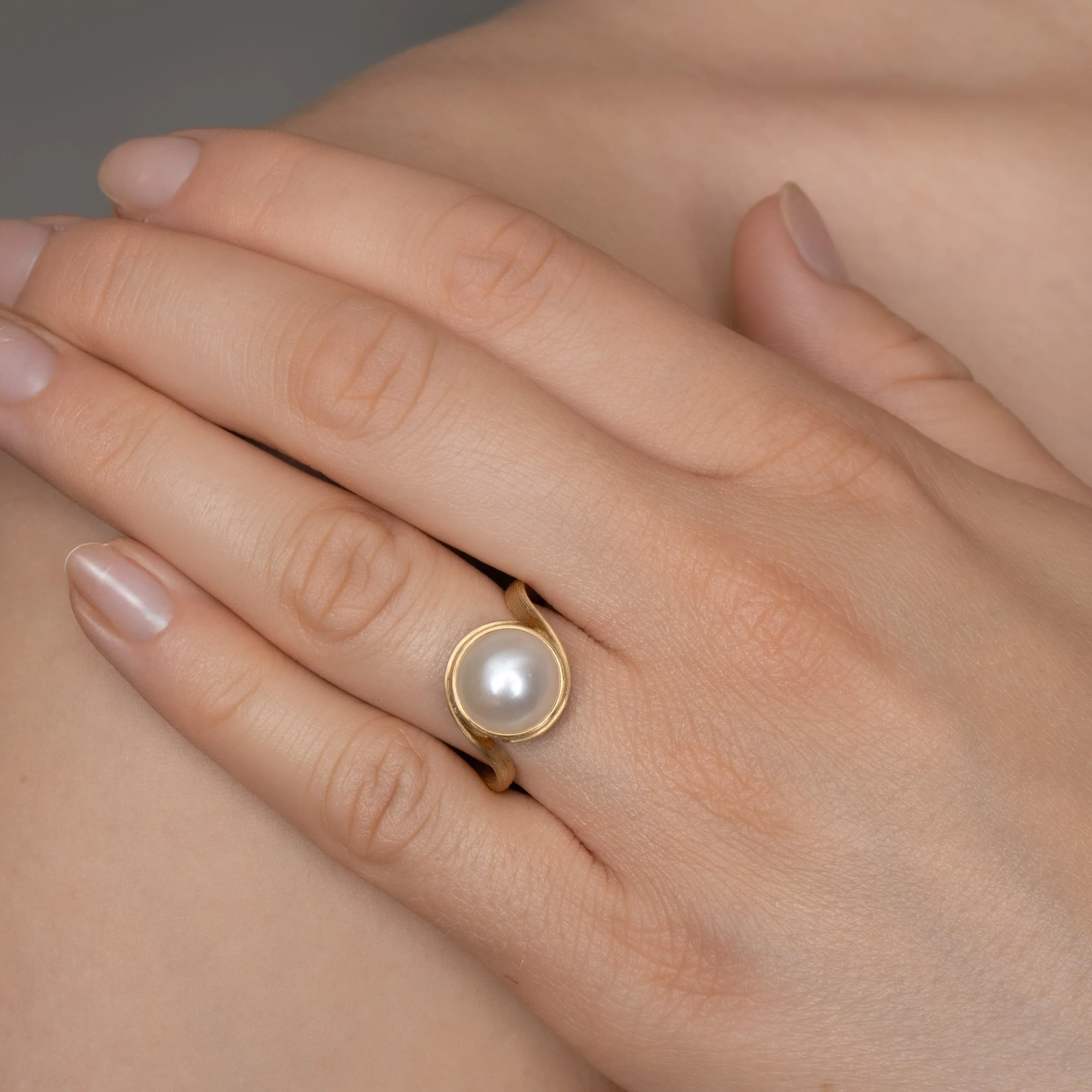 Ring, Vega med Ferskvannsperle