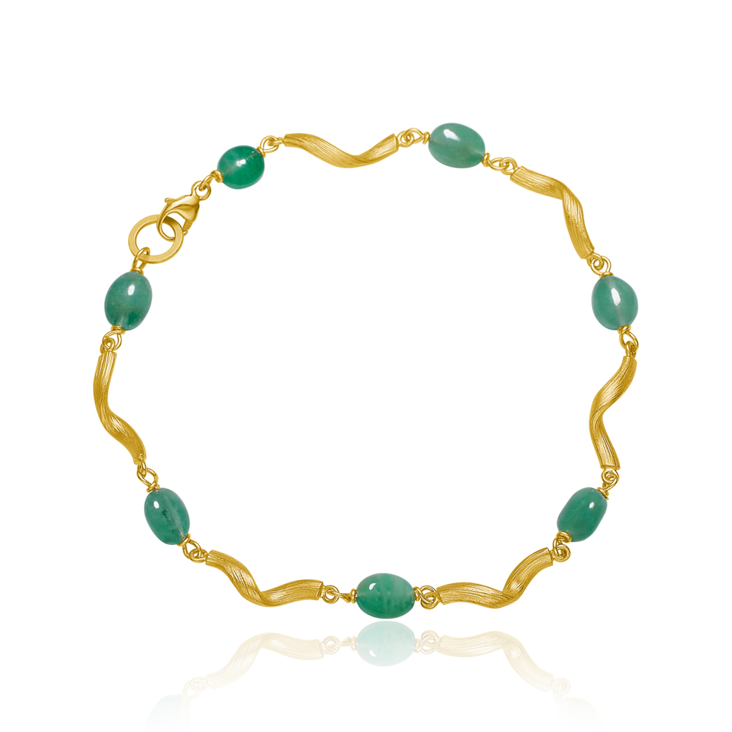 Armbånd, Vega Emerald gull